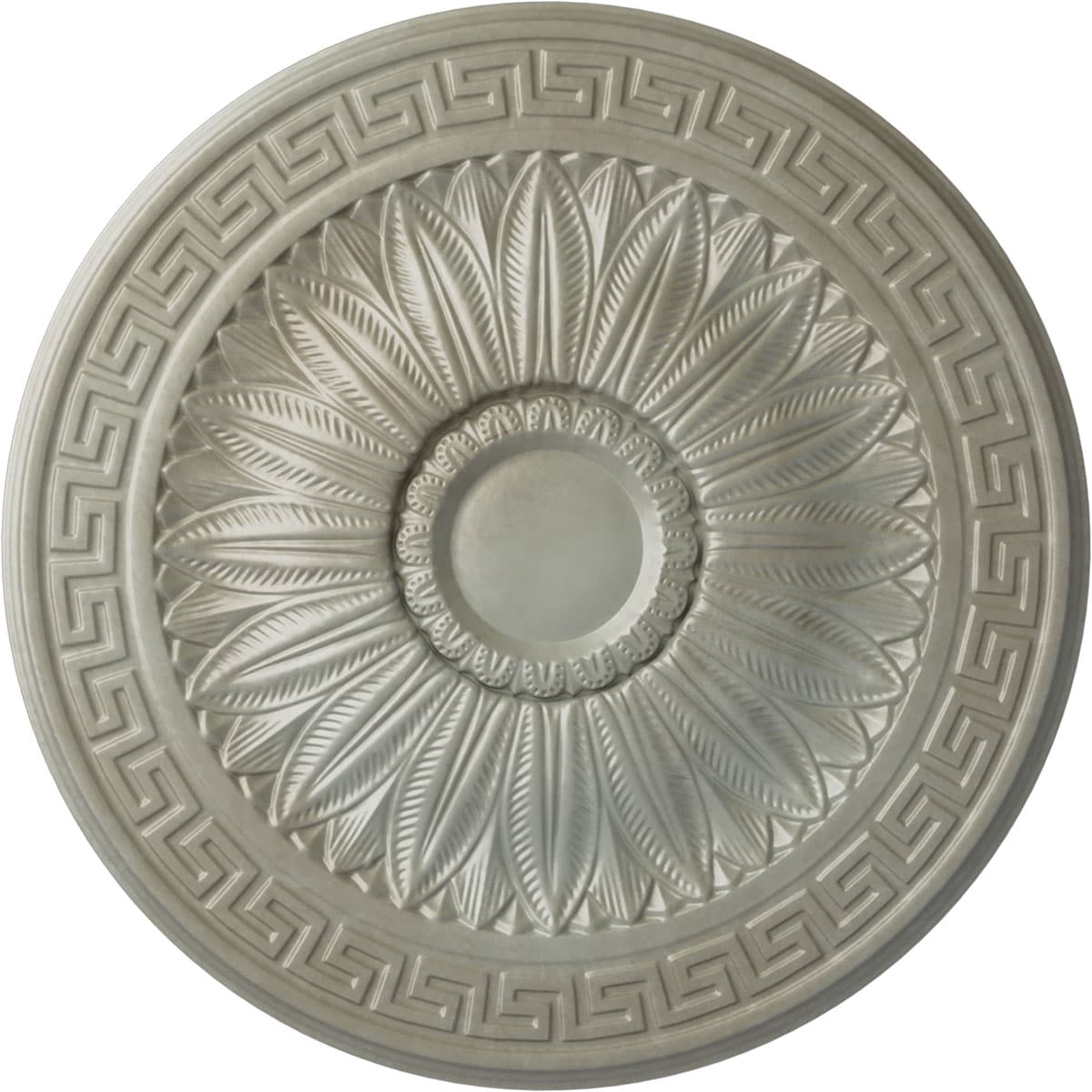 Ekena Millwork CM20HAFLS Randee 20-in W x 20-in L Painted Flash Gold Polyurethane Whole Ceiling Medallion