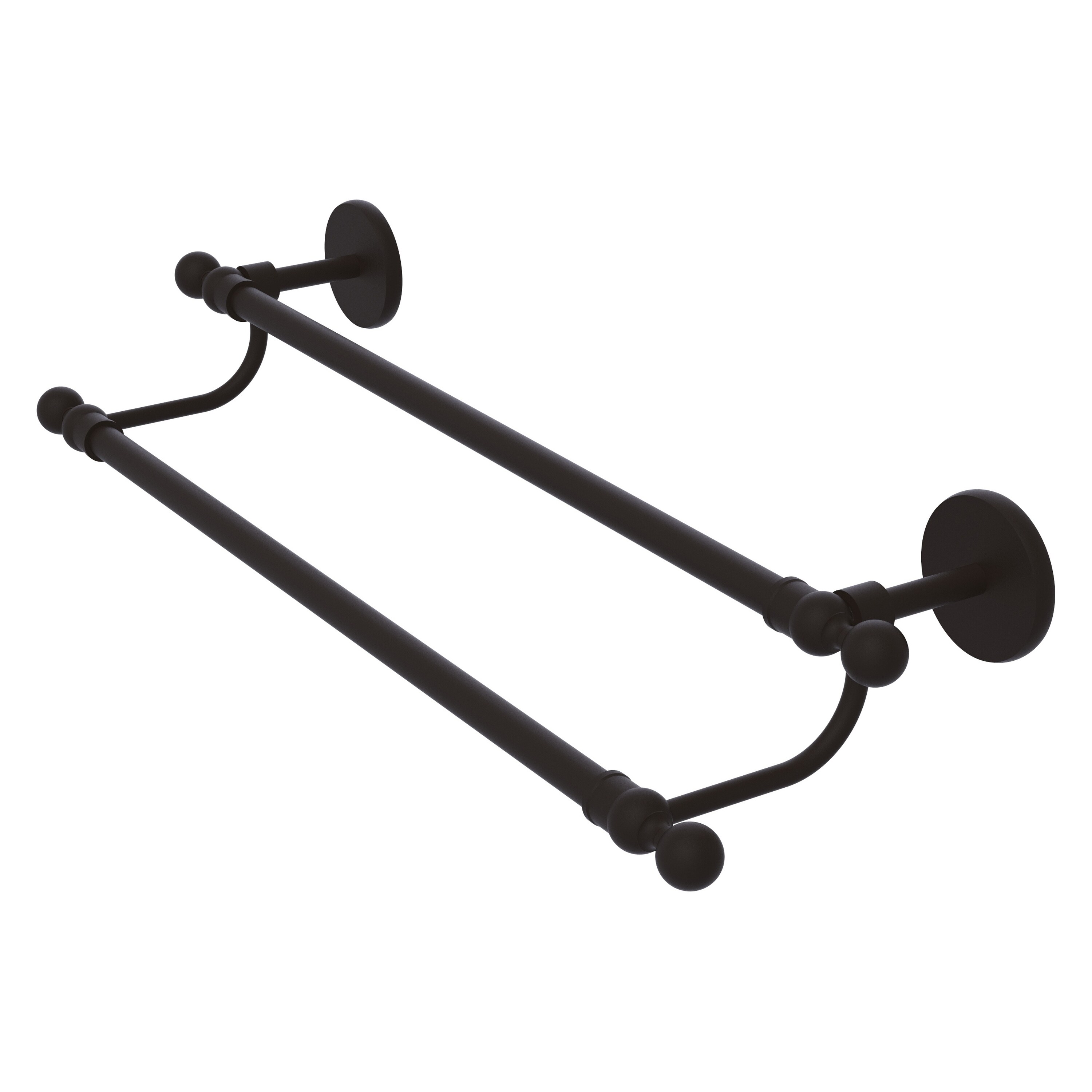 Allied Brass 1072/30-ORB Skyline 30-in double Oil-rubbed bronze Wall mount Double Towel Bar