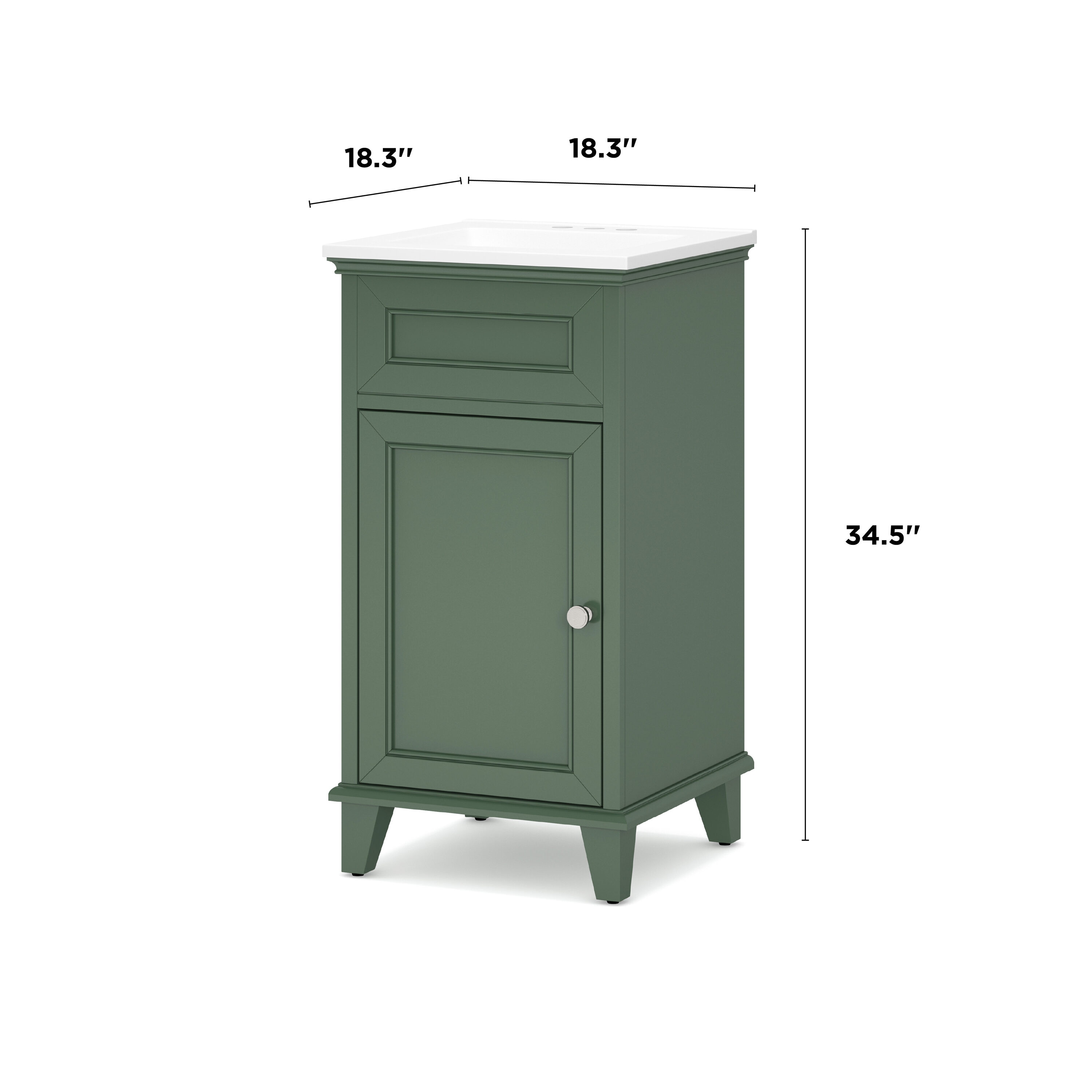 allen + roth LOWE18VPN Bath-Vanity-Combo - View #7