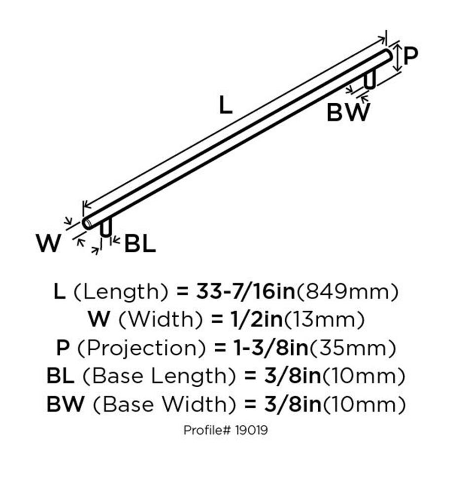 Amerock BP19019SS Cabinet-Pulls - View #6