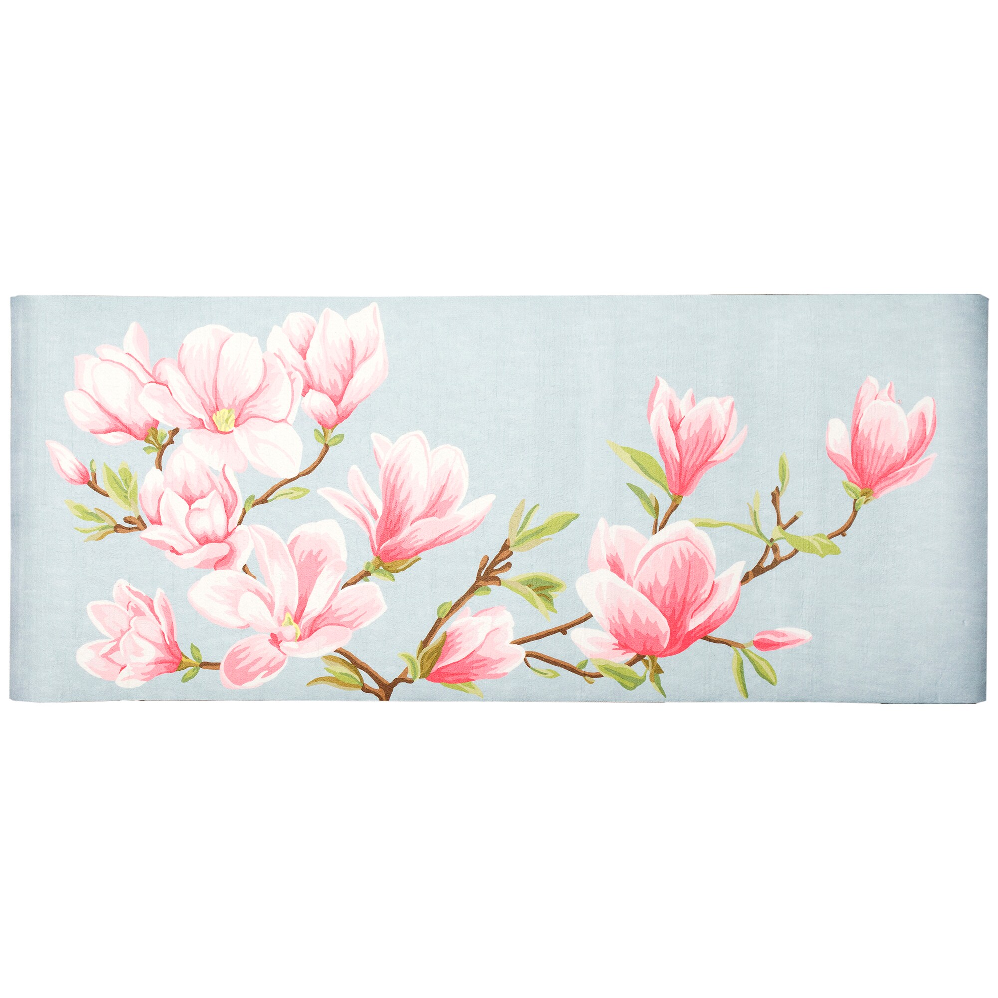 Liora Manne ILUR5334393 2-ft x 5-ft Chambray Polyester Rectangular Indoor or Outdoor Decorative Spring Utility Mat