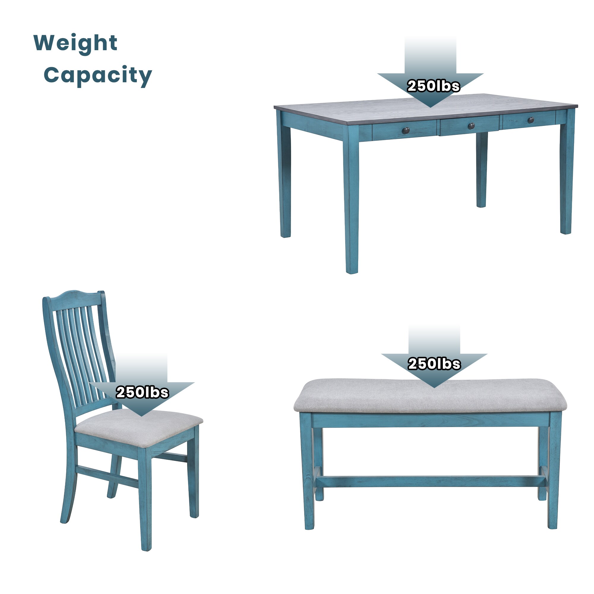 Mondawe MD-TP39AAD Dining-Sets - View #7