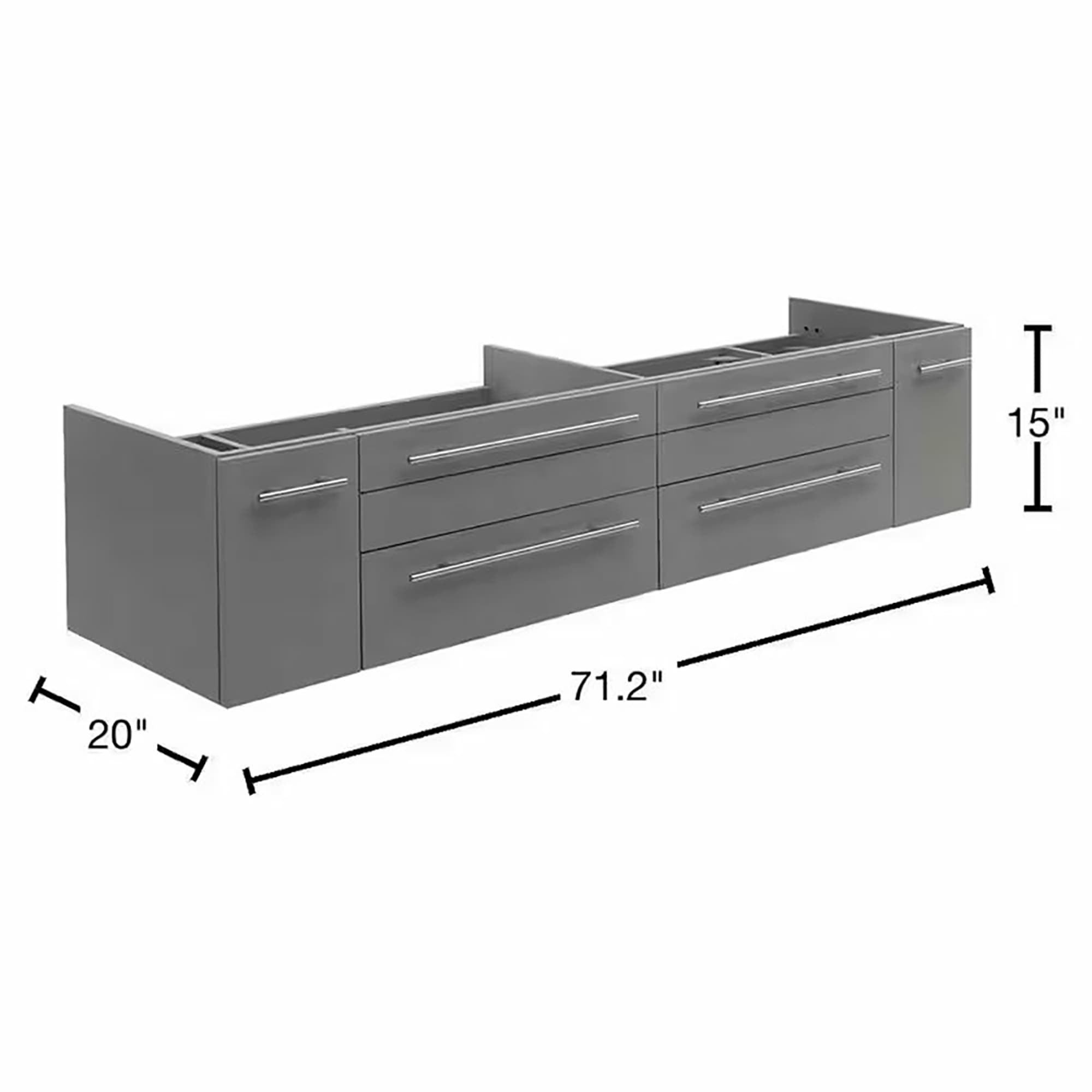 Fresca FCB6172GR-UNS vanities - View #10