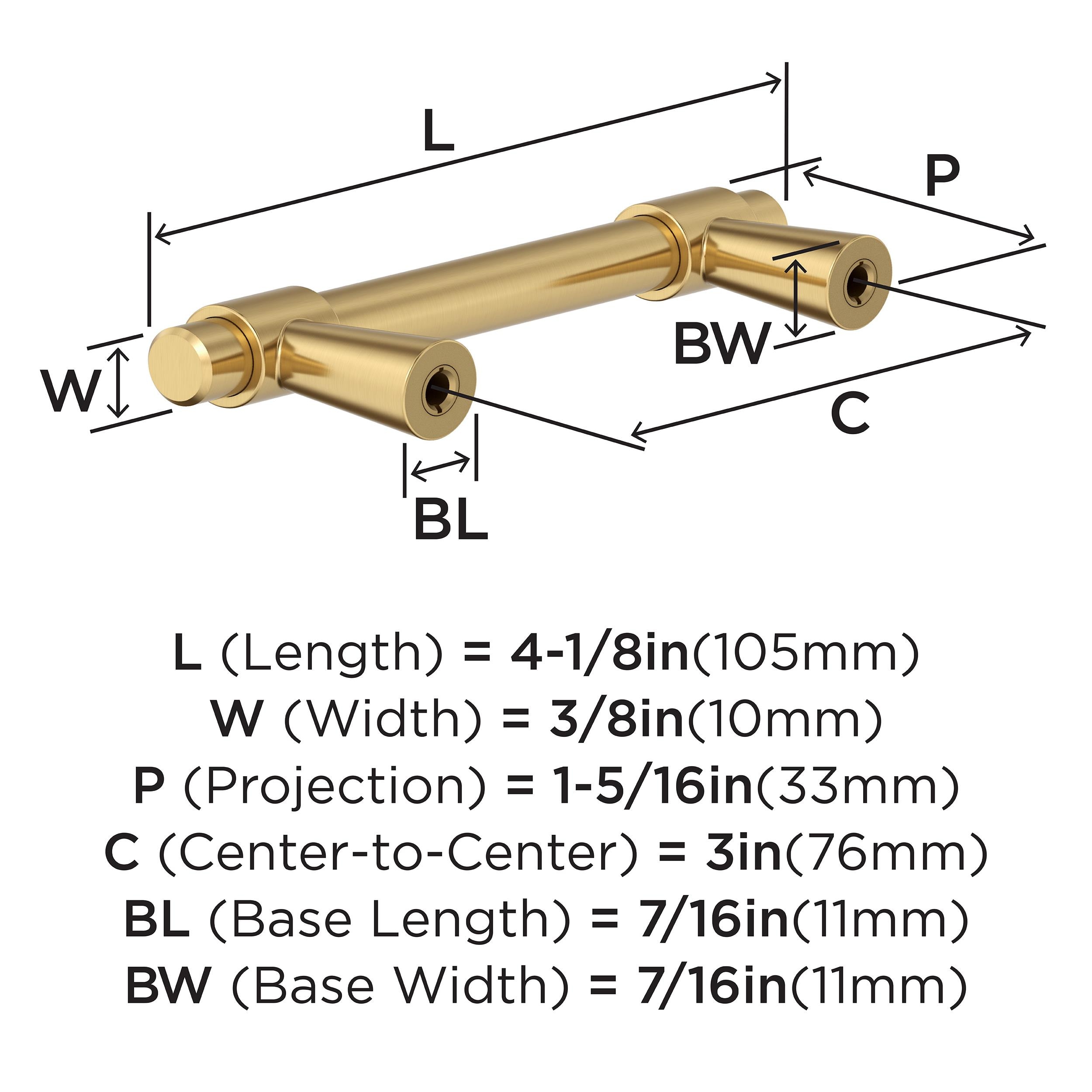 Amerock BP37370CZ Cabinet-Pulls - View #5