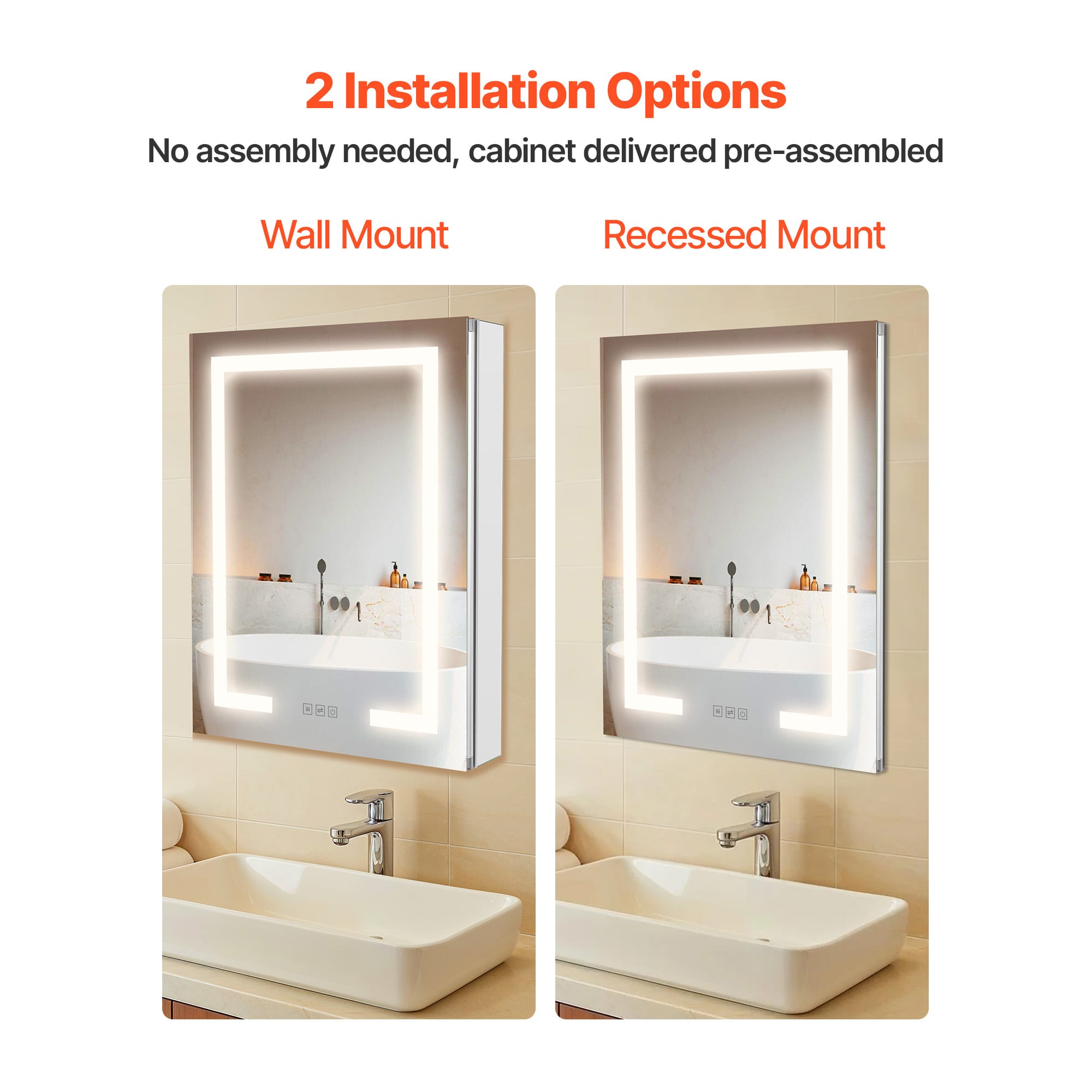 VEVOR LEDJXJJ2026IOHNTO1V1 Bathroom-Wall-Cabinets - View #6