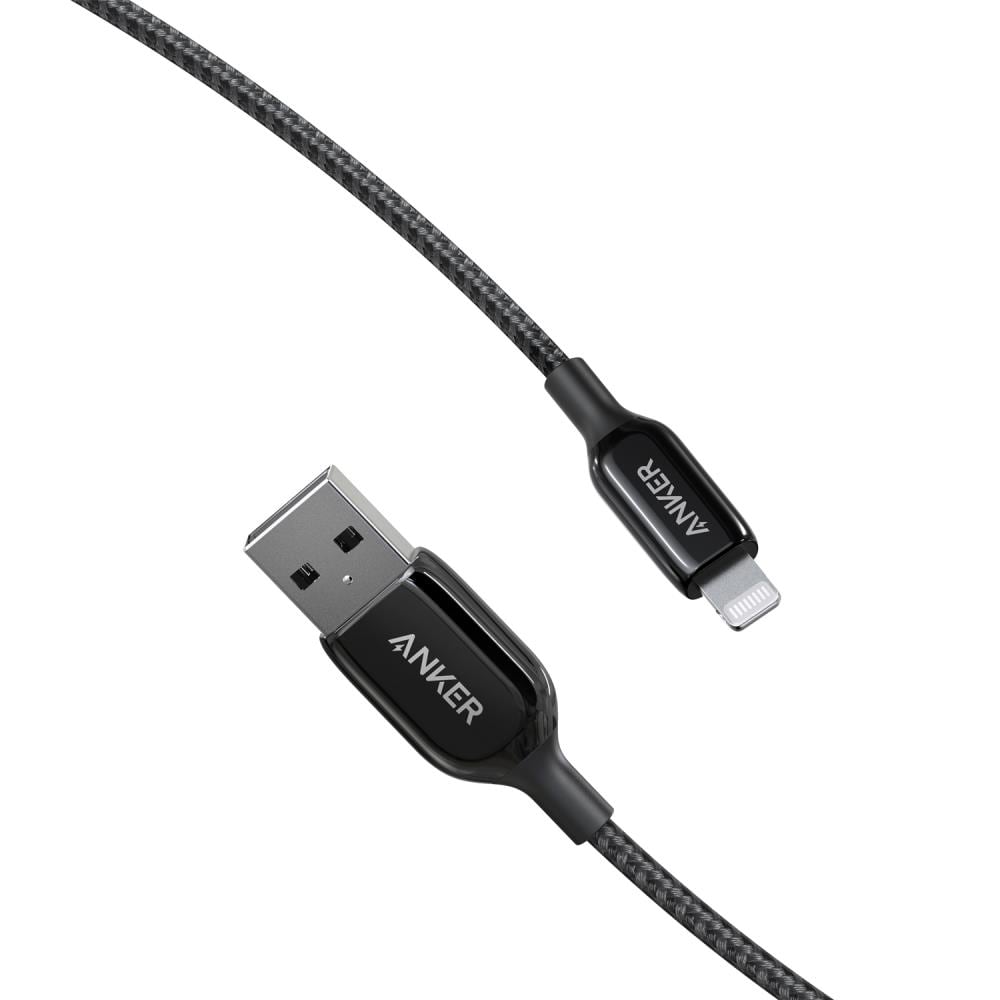 USB-A to USB-C Industrial Power Cable, 90 Degree, 10ft, Black