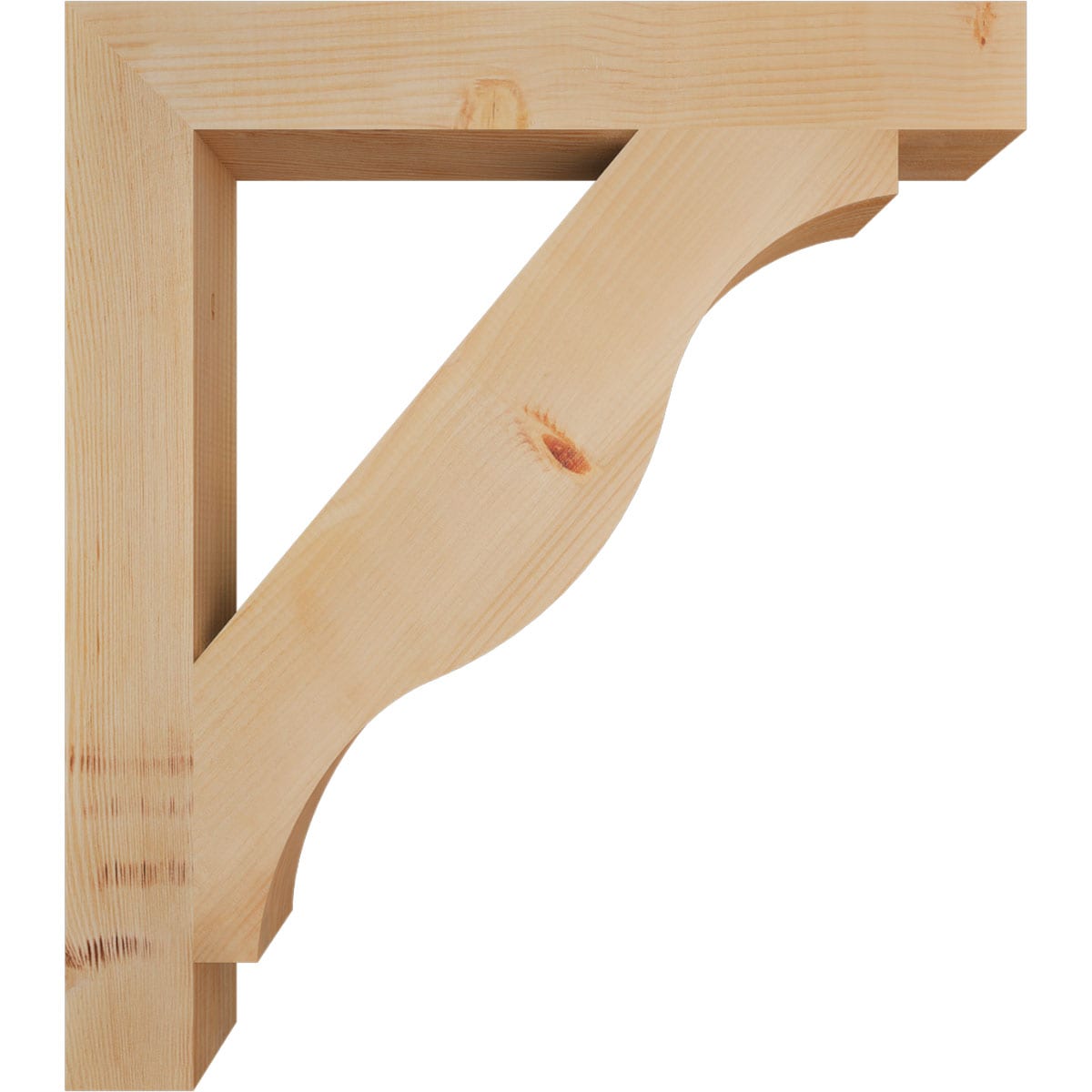 Ekena Millwork BKT04X30X34FST05SDF Exterior-Brackets-Braces - View #3