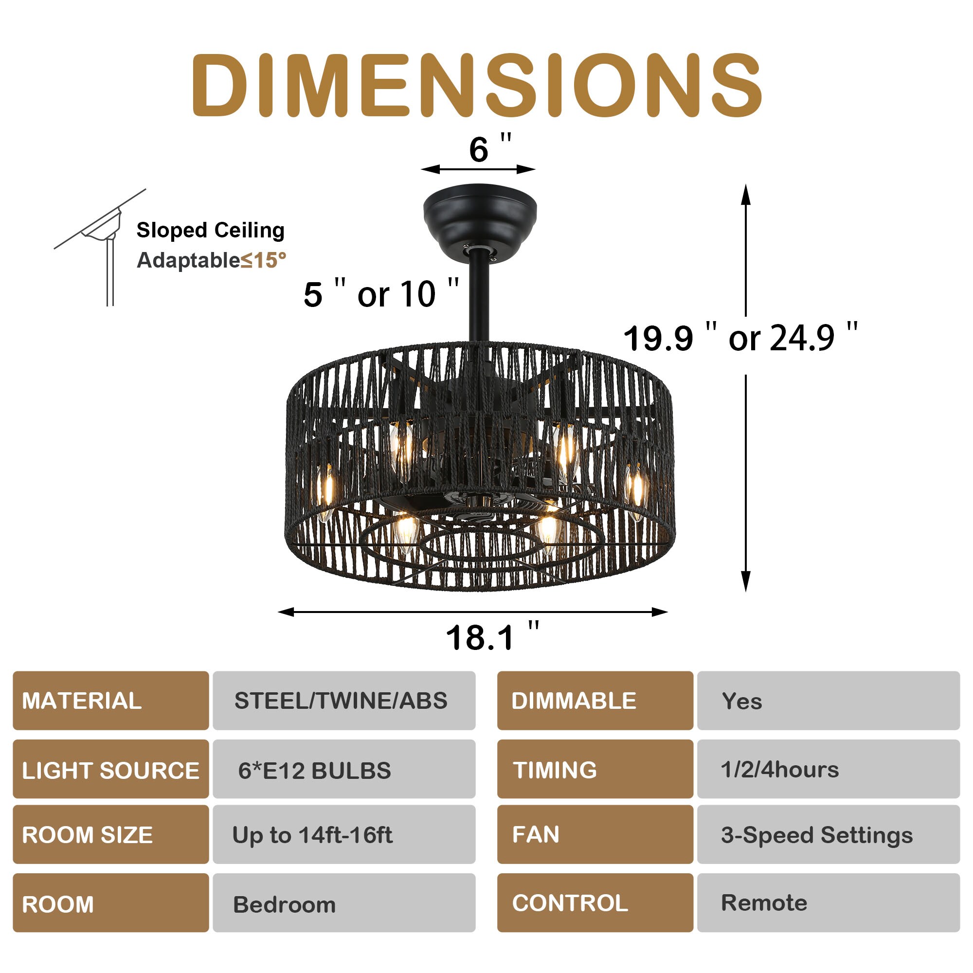 Bella Depot WSFSD1802 Ceiling-Fans - View #10