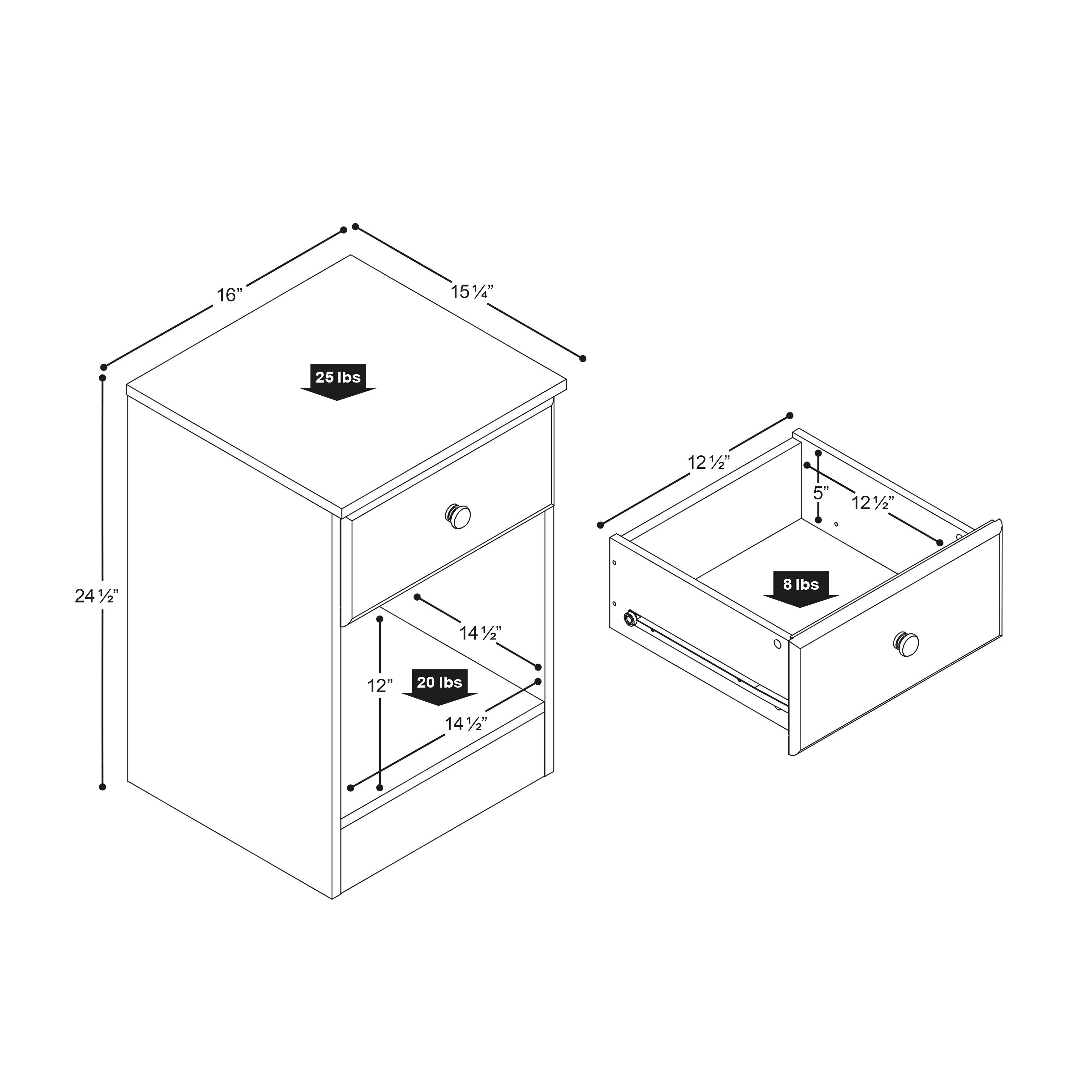Prepac DDNH-0401-1 nightstands - View #9