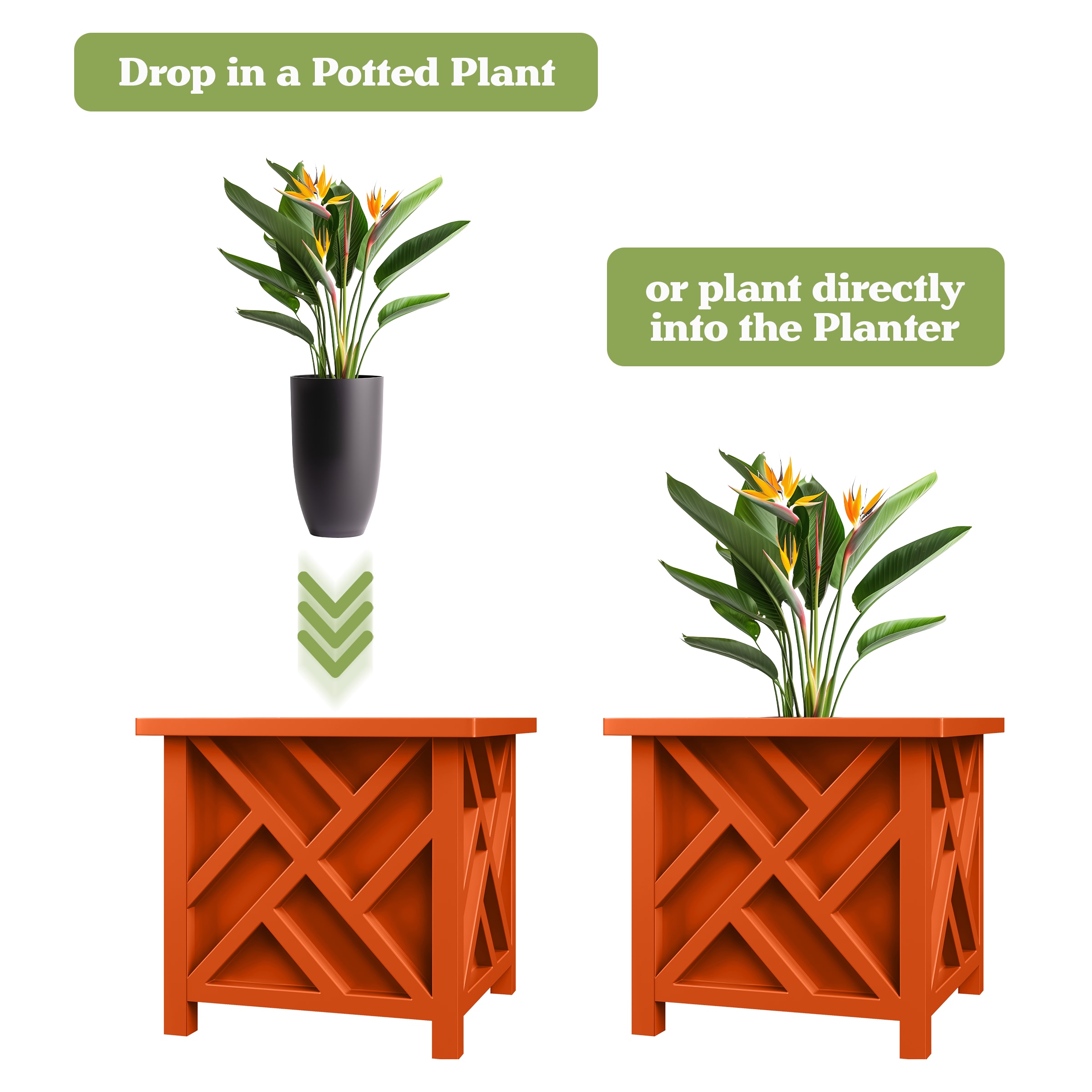 Pure Garden 50-LG1362 Planter-Window-Box - View #3