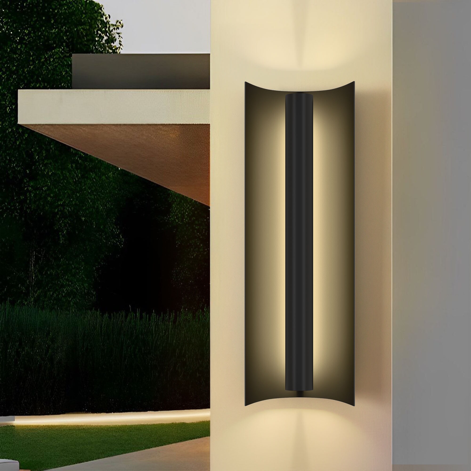LamQee 06FTL0289ABB Outdoor-Wall-Lighting - View #2