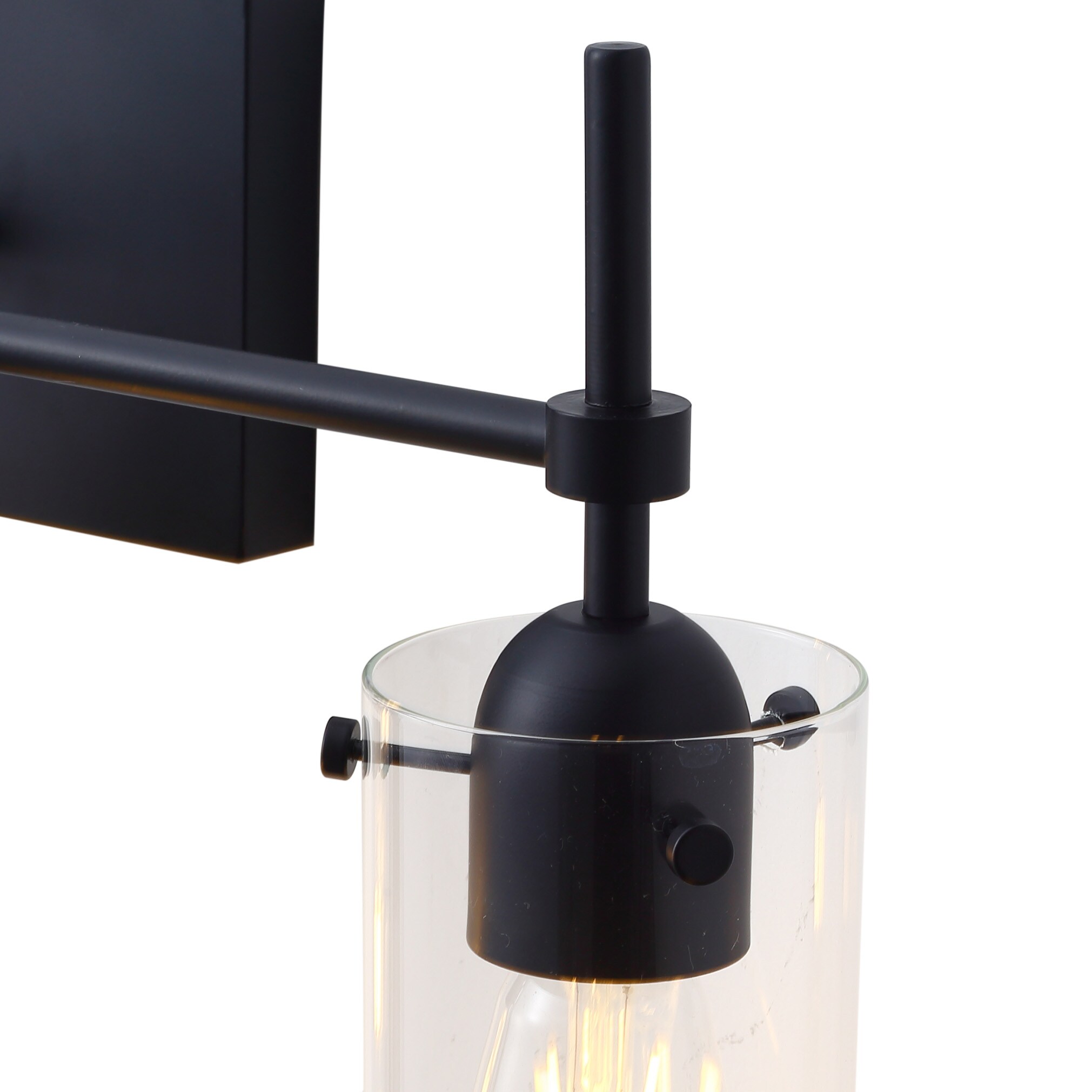 Aiwen 21.25-in 3-Light Black Modern/Contemporary Vanity Light HJ5190-3 ...