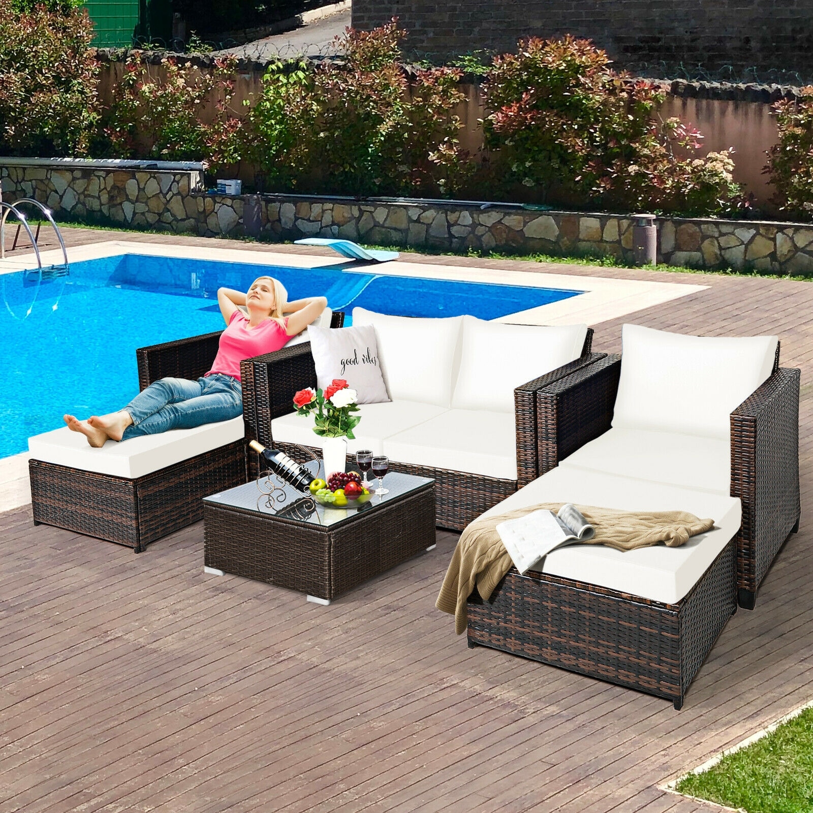 Volenca VOL-UC6R7W Patio-Conversation-Sets - View #10