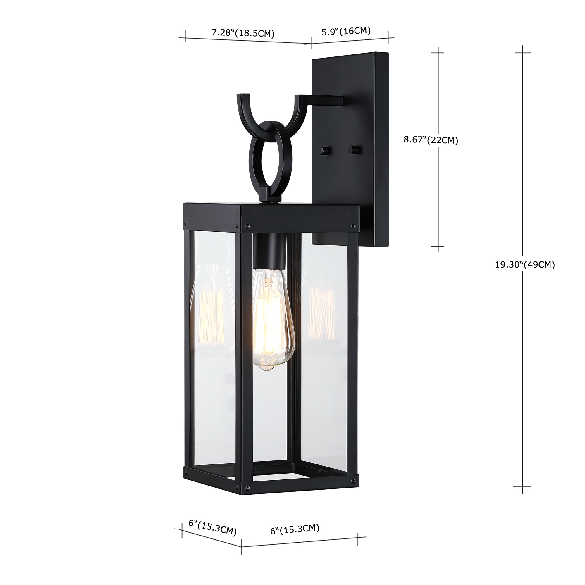 Hukoro F14511-WL Outdoor-Wall-Lighting - View #2