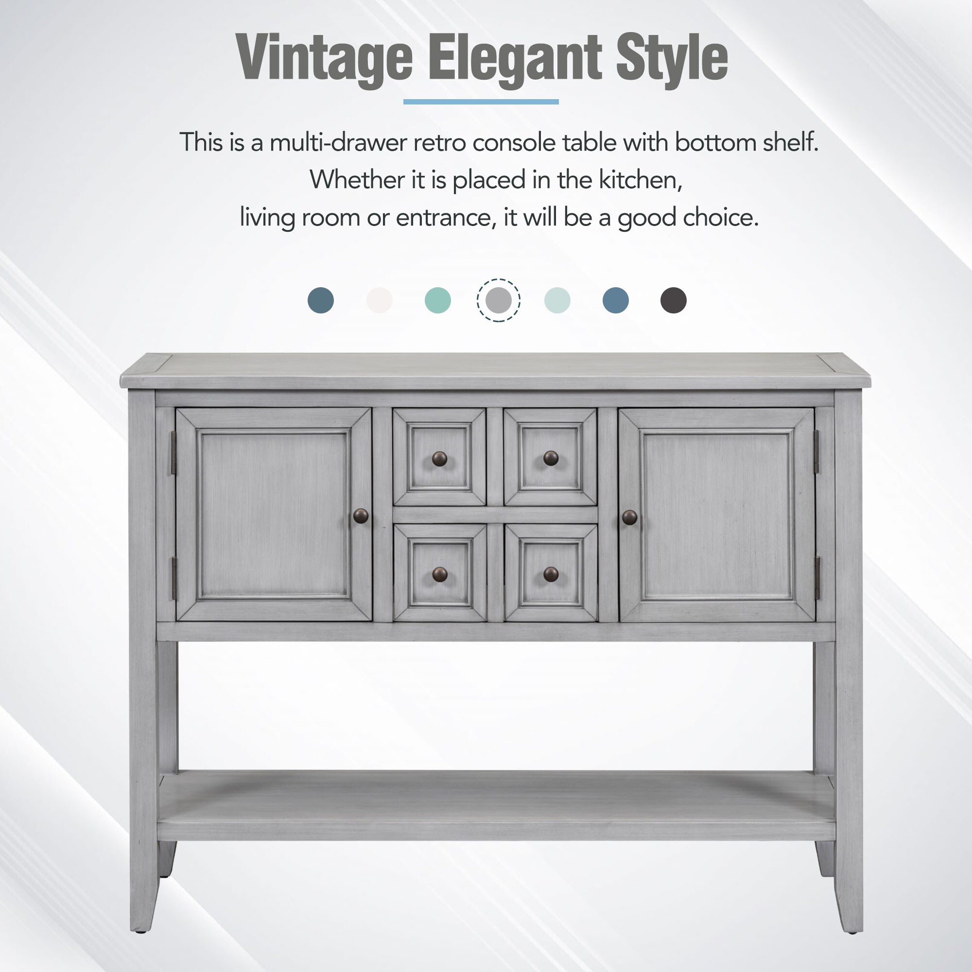 SINOFURN SYA330119GY Console-Sofa-Tables - View #11