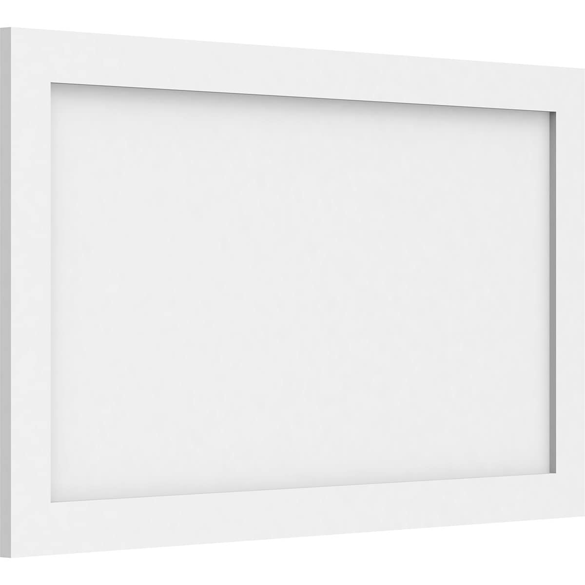 Ekena Millwork WALP34X20X062CNL 34-in x 20-in Smooth Paintable/Stainable White PVC Fretwork Wall Panel (