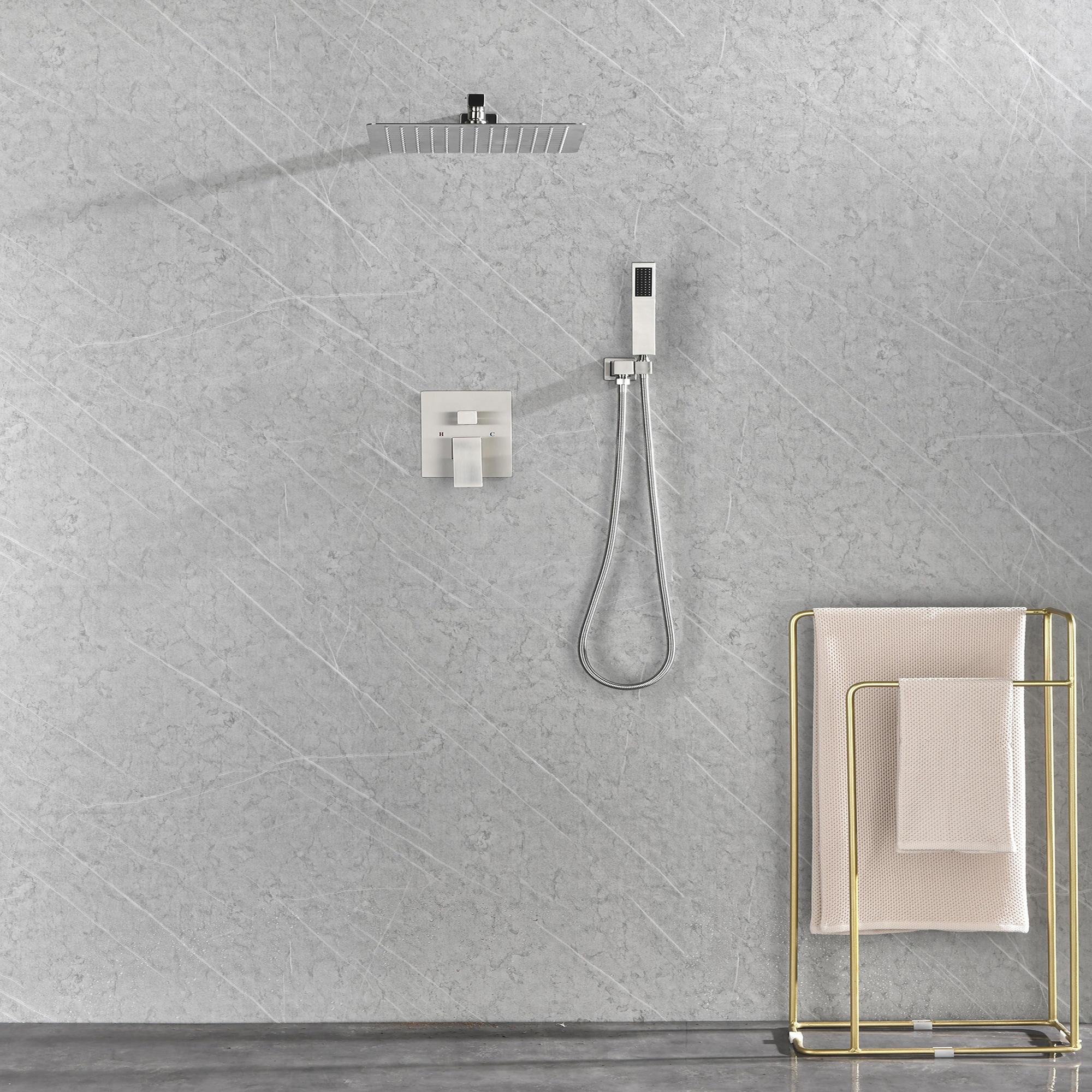Mondawe MOEB102-12BN Showerhead-Bar-Panels - View #7