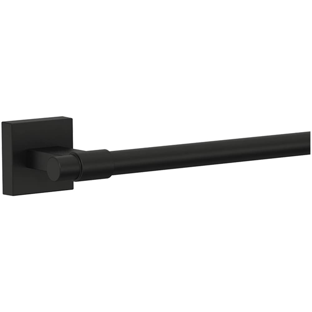 Franklin Brass Maxted 18-in Matte Black Wall Mount Single Towel Bar in the  Towel Bars department at