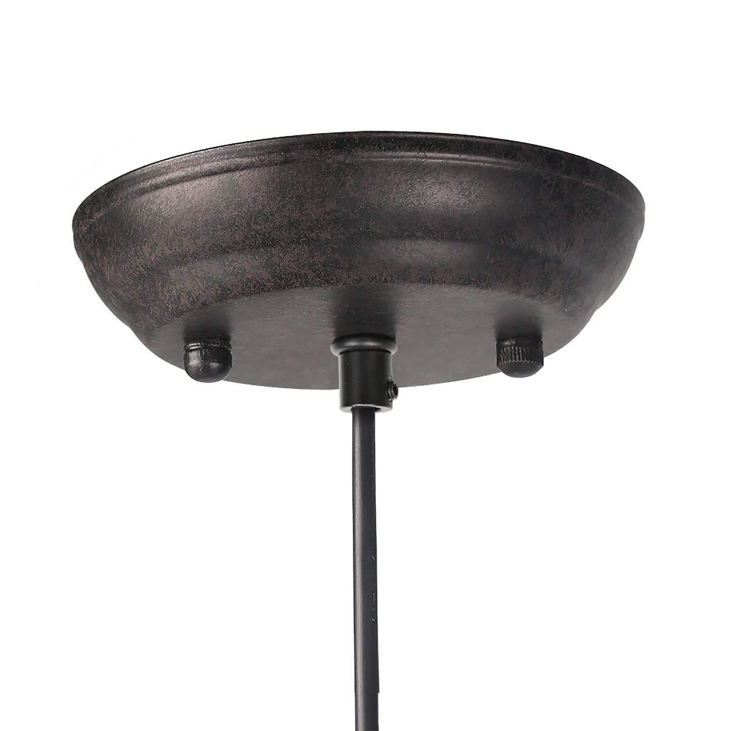 LNC Crux Rustic Distressed Bronze Farmhouse Cylinder LED Mini Hanging ...