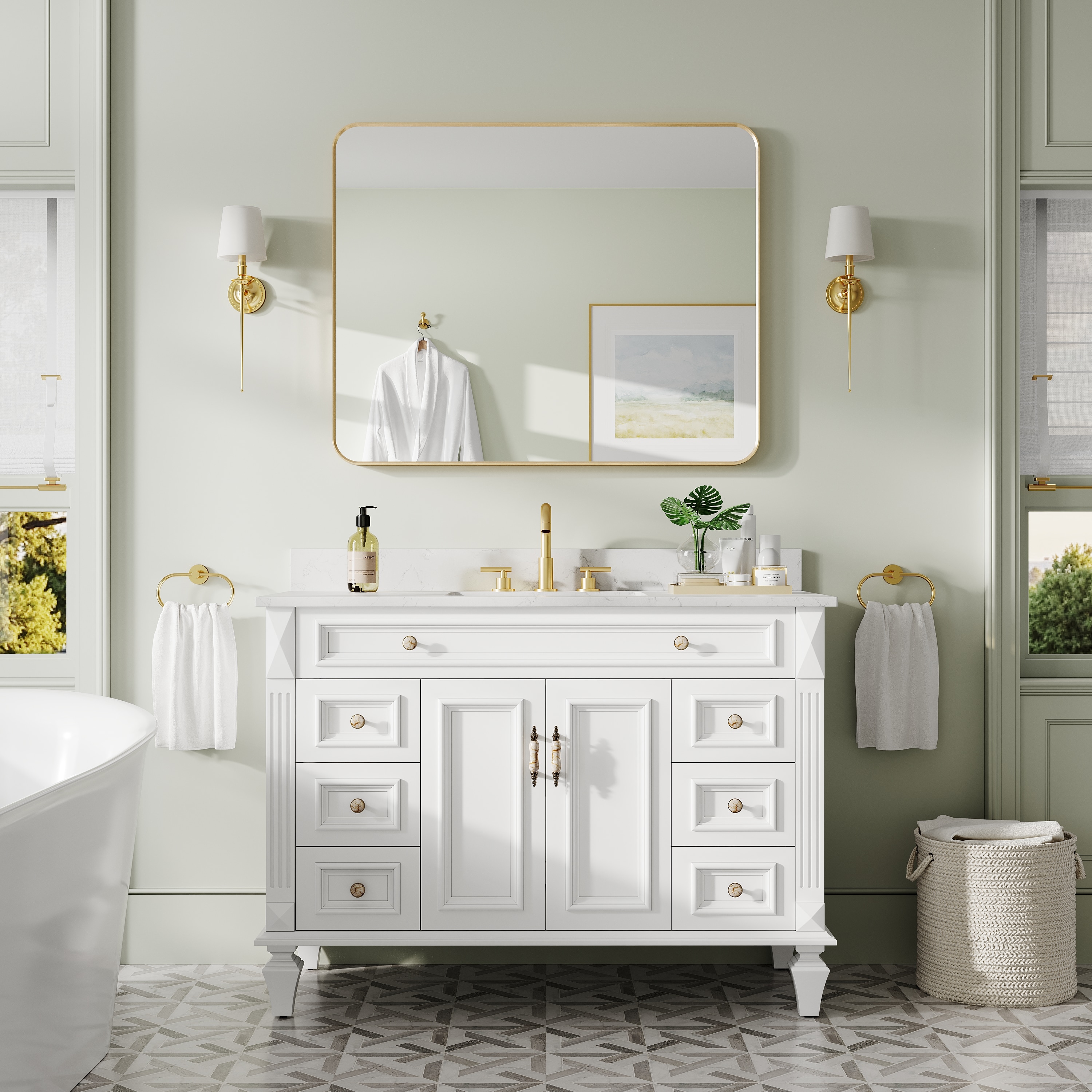 Poinic YZCFM1-4032G Decor-Mirrors - View #2