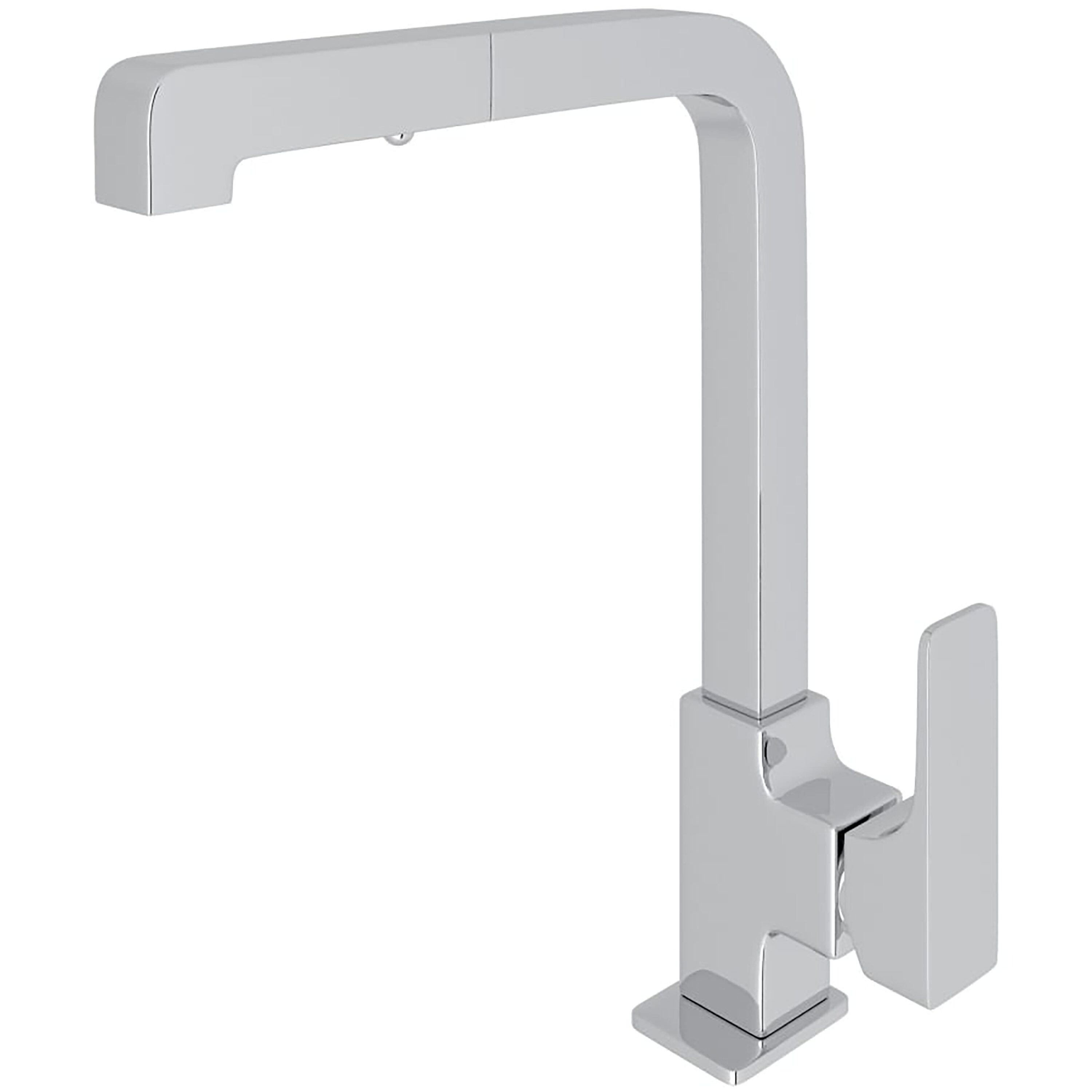Rohl CU57L-APC-2 Polished Chrome Single Handle Kitchen Faucet with Sprayer