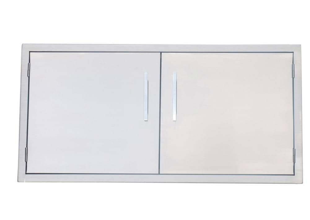 Sunstone BA-DD42 Signature 42-in W x 21-in H x 3-in D Built-In Grill Cabinet Double doors