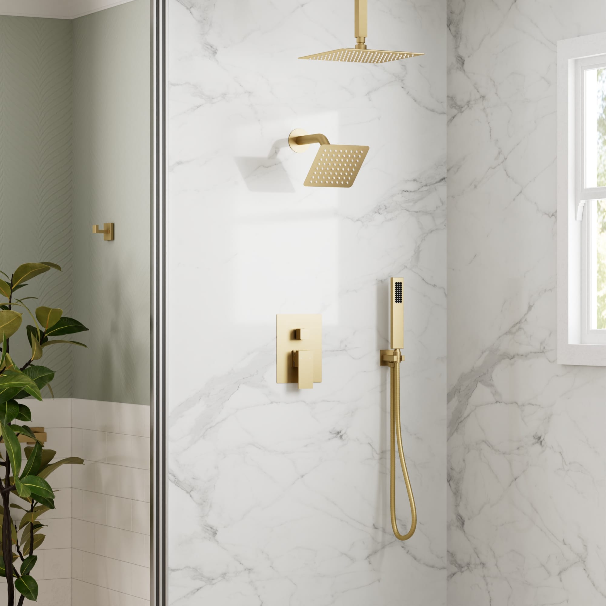 GRANDJOY SGF10GJ-66-BG12 Showerhead-Bar-Panels - View #2