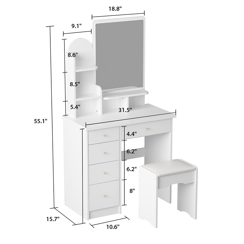  V-KF210106-07 Bedroom-Vanities - View #13