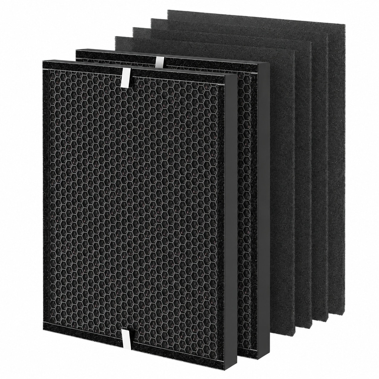 Aoibox  3500 Replacement Carbon Filter Compatible with Air Doctor 3000 3500 Air Purifiers 2 Activated Carbon Filters