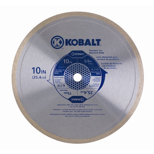 Kobalt 10-in 1-Tooth Wet Continuous Diamond Kobalt 10-in 1-Tooth Wet Continuous Diamond