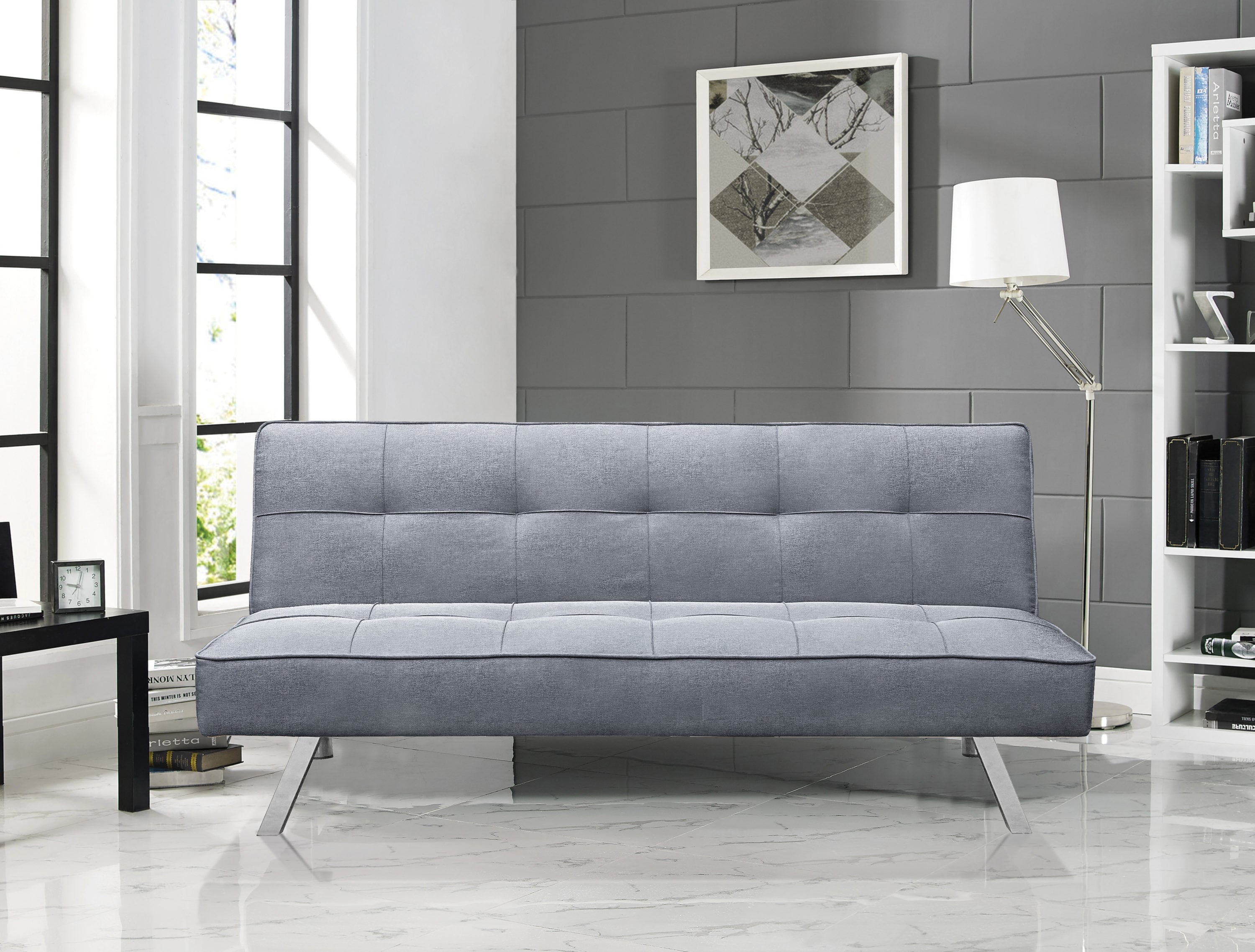 Serta Honor Convertible Sofa Gray