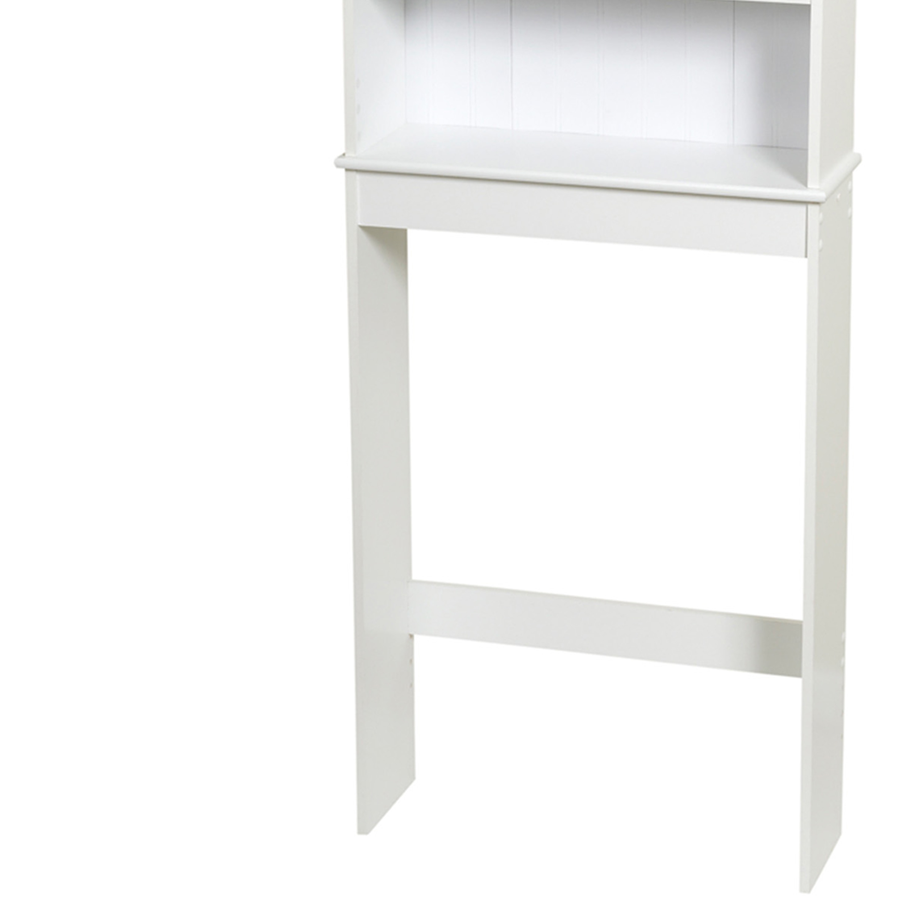 Zenna Home 23.25-in x 66.5-in x 7.5-in White 3-Shelf Over-the-Toilet ...