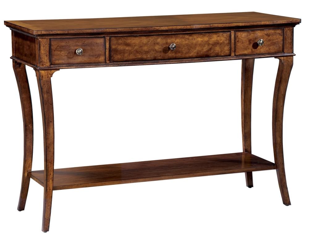 Hekman European legacy occasional Modern Macadamia Console Table at ...