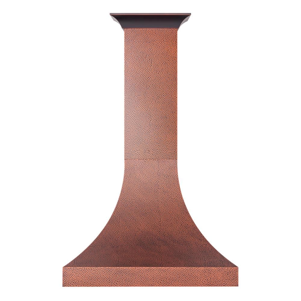 ZLINE KITCHEN & BATH 8632H-30 30 inch Ducted 500-CFM Hand hammered copper Wall-Mounted Range Hood with Charcoal Filter