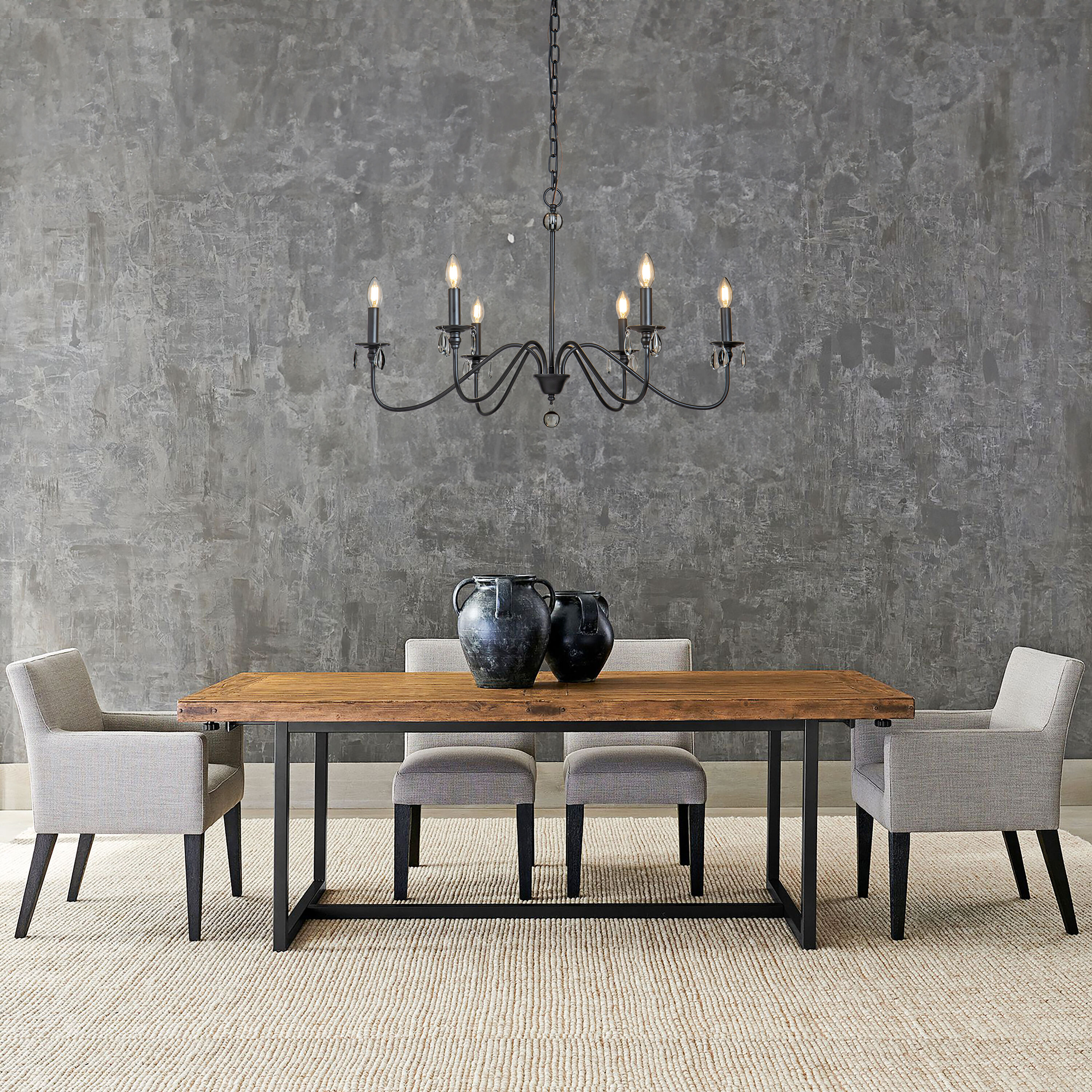 AloaDecor Lighting 7037D90BK b090015 - View #7