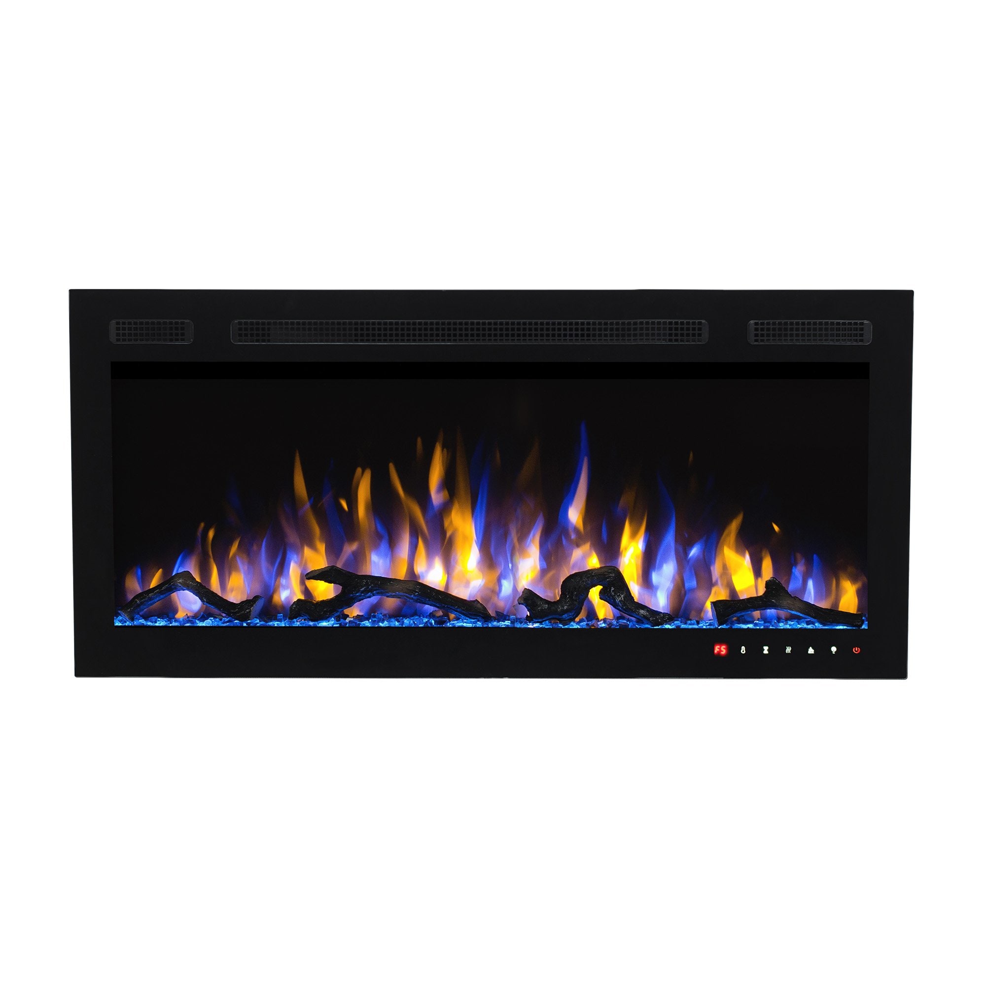 Bluegrass Living 36-in W Black Fan-Forced Electric Fireplace BEF-36BIF04 Uae Electronic uaeelectronic.com