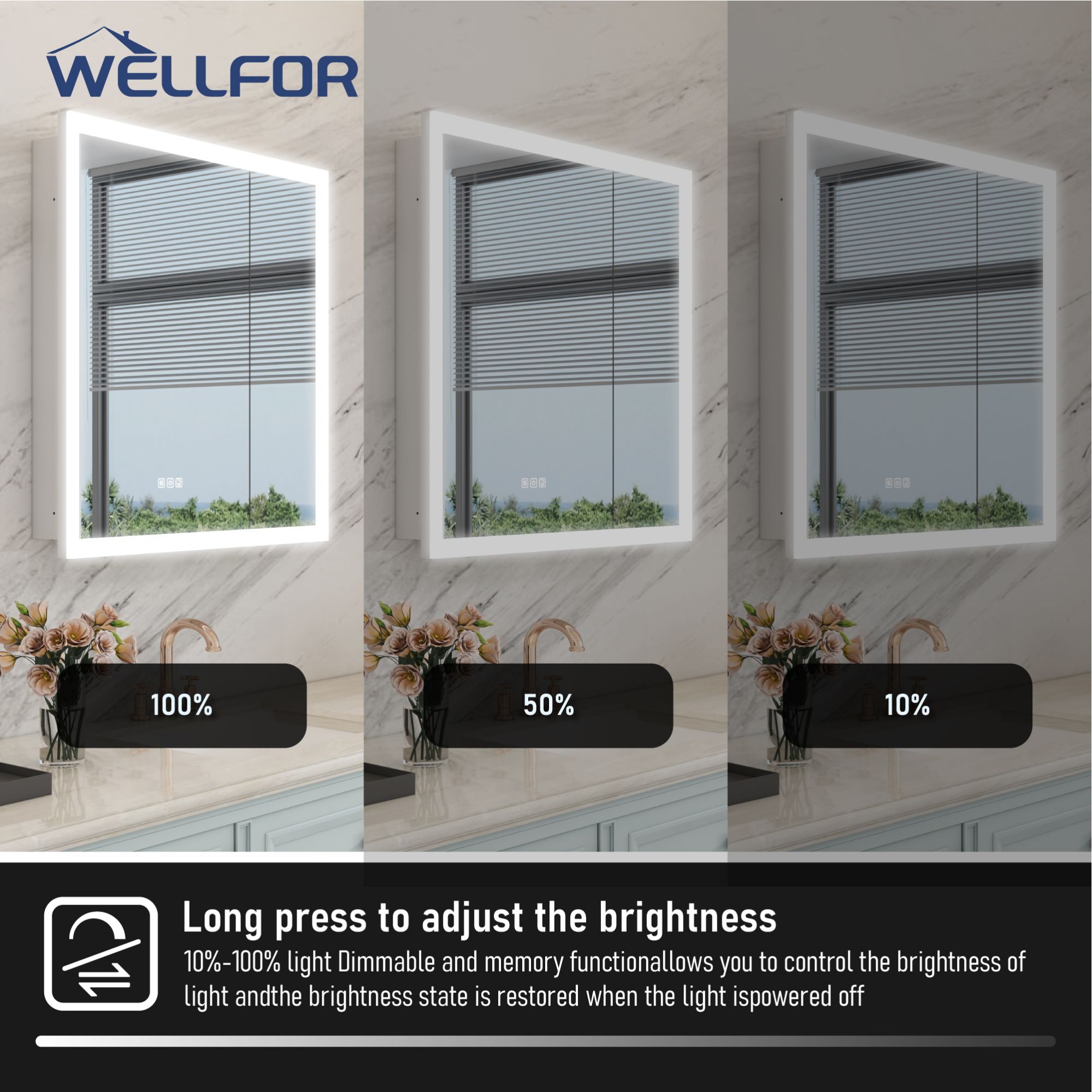 WELLFOR GIS-637P163684 Bathroom-Wall-Cabinets - View #12