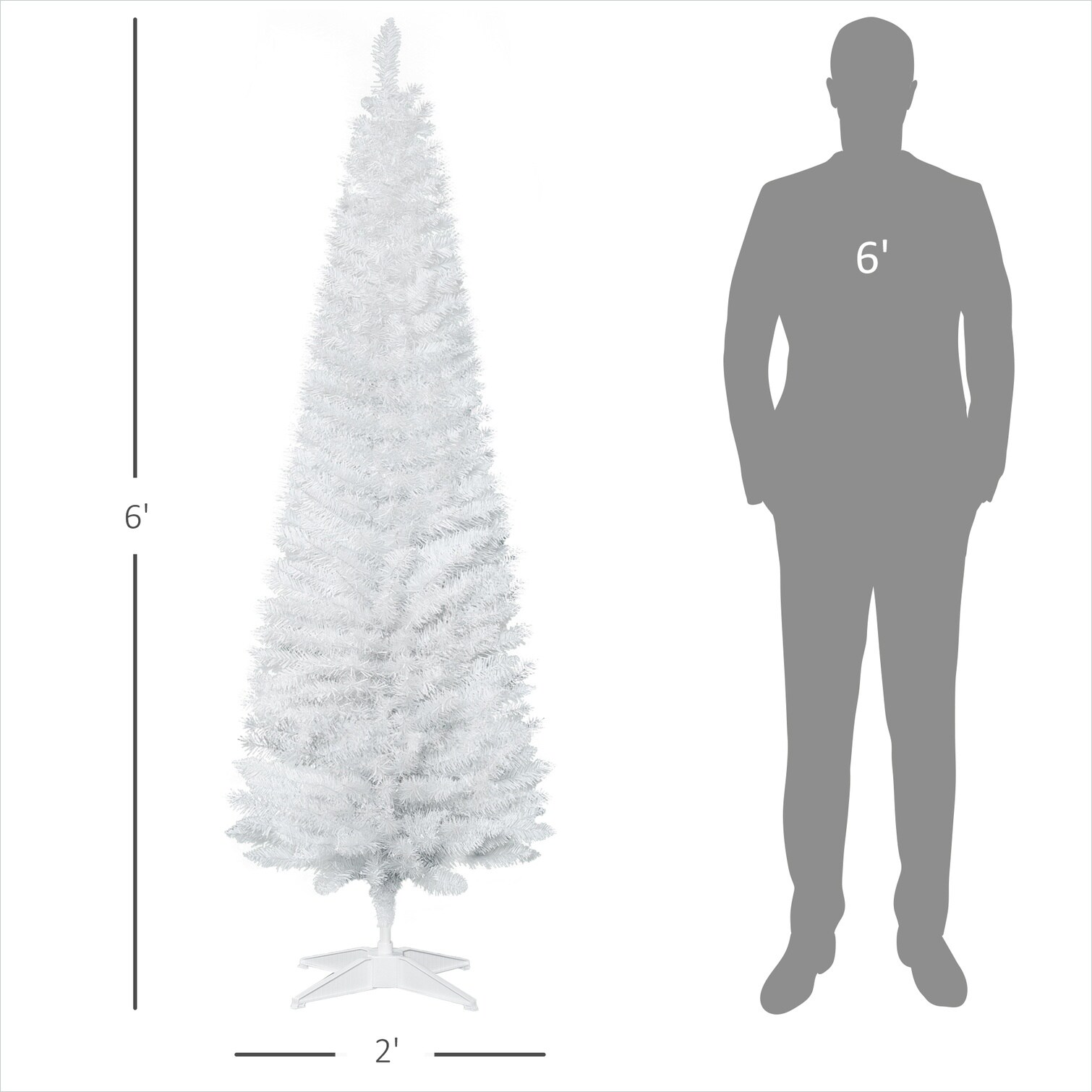 FlowLuxe 413KSGE0NCM8 Artificial-Christmas-Trees - View #3