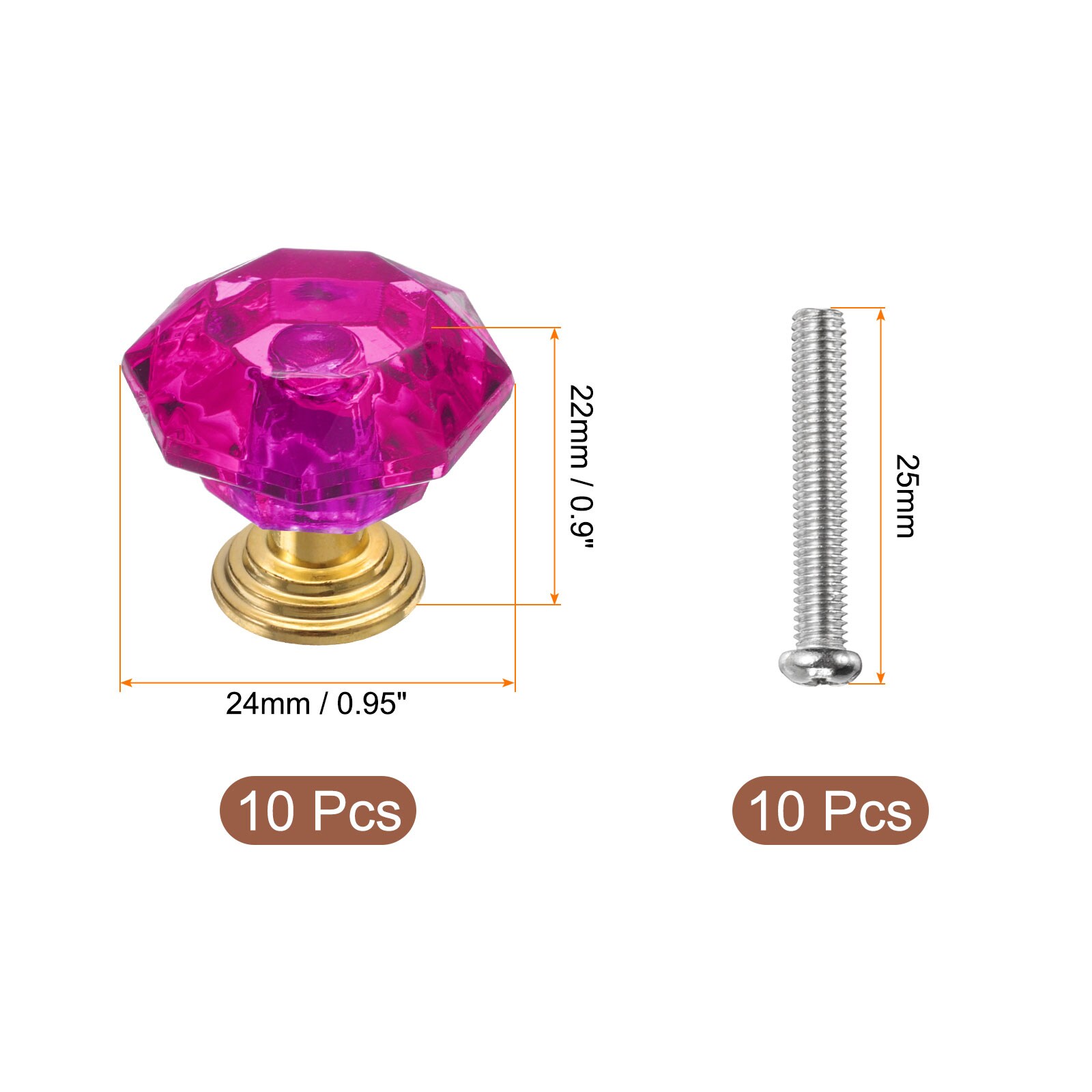 Unique Bargains S25111701UX1036 Cabinet-Knobs - View #2