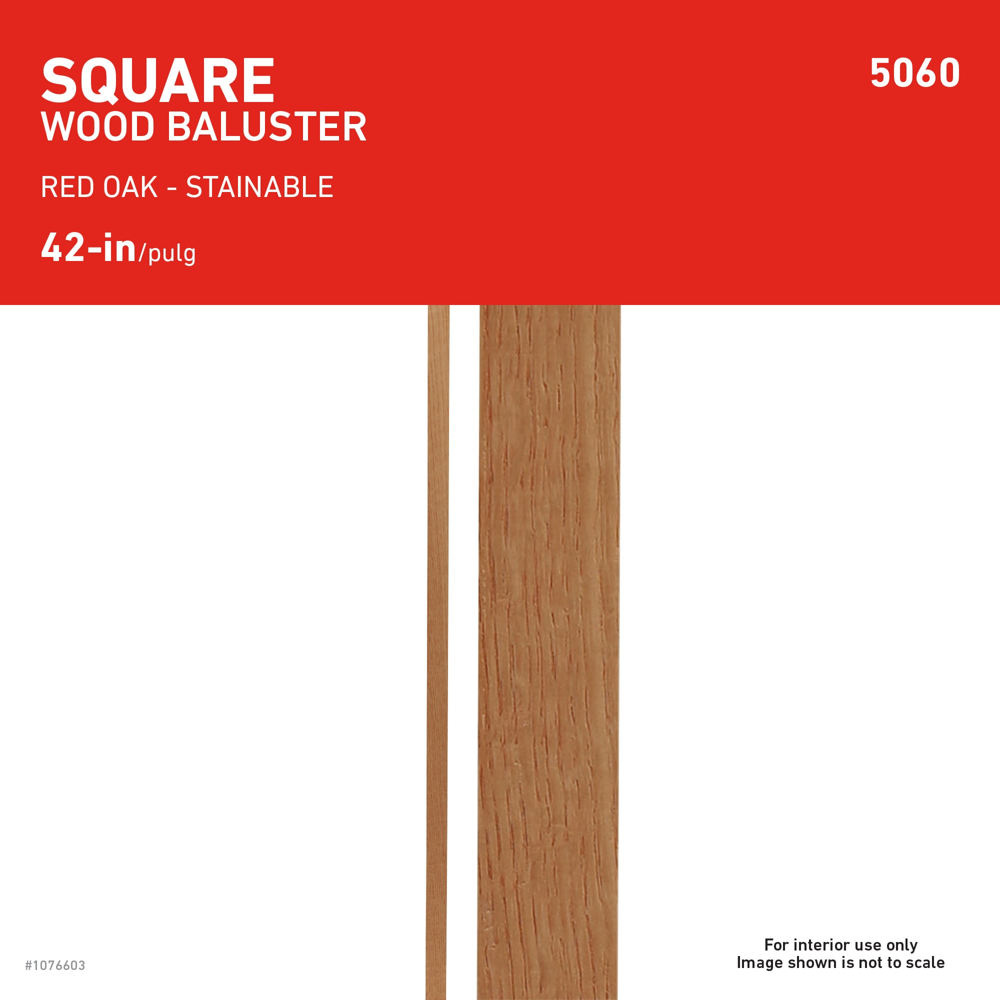 L.J. Smith Stair Systems 5060 42 ETOAK Interior-Stairpart-Balusters - View #3