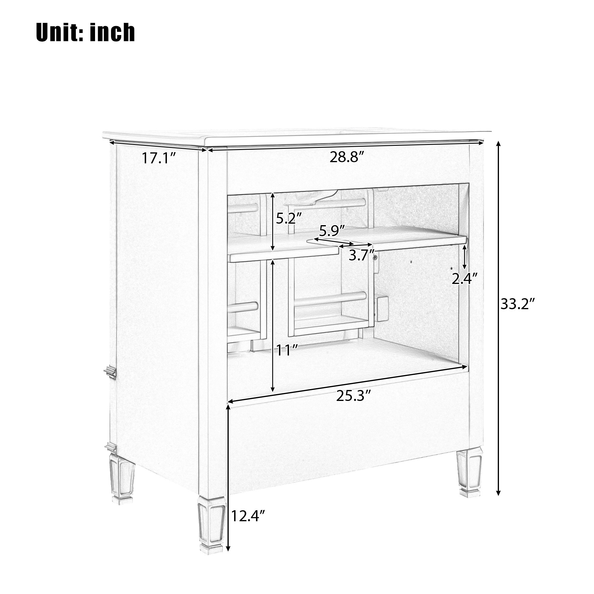 WELLFOR GIZQCS35P06 Bath-Vanity-Combo - View #9