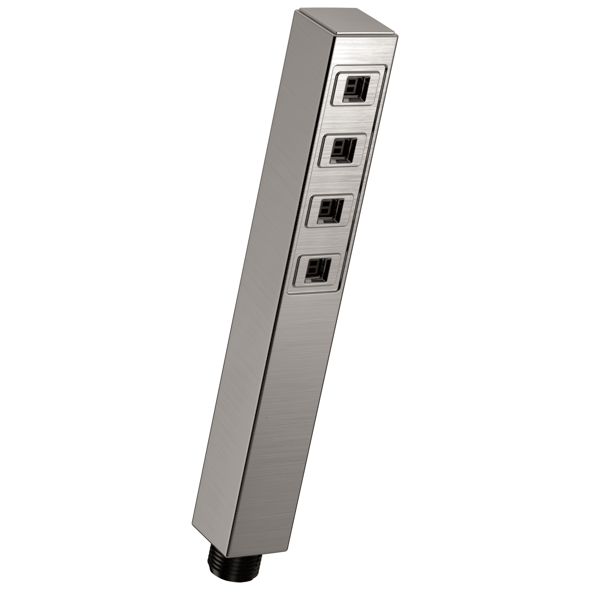 Delta 59567-SS-PR-PK 1.0 -Spray Lumicoat Stainless 1.375-in Rectangle Handheld Shower Head 1.75 GPM