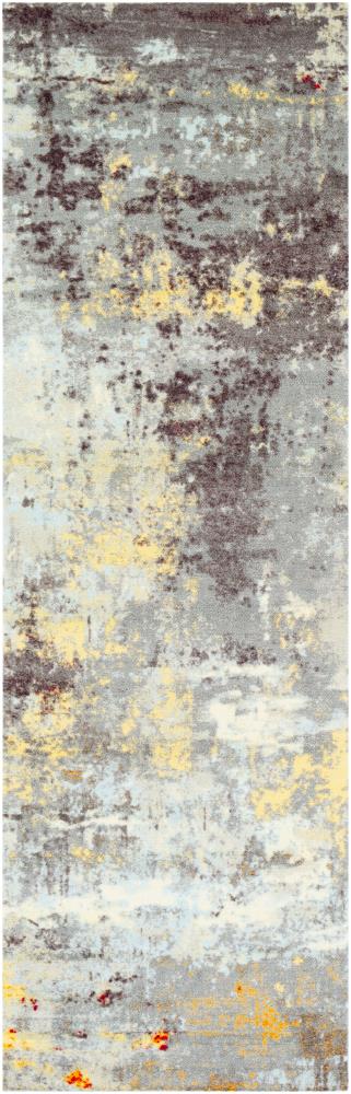 Surya FCT8008-268 Felicity 3 X 8 (ft) Gray Indoor Abstract Mid-century Modern Area Rug