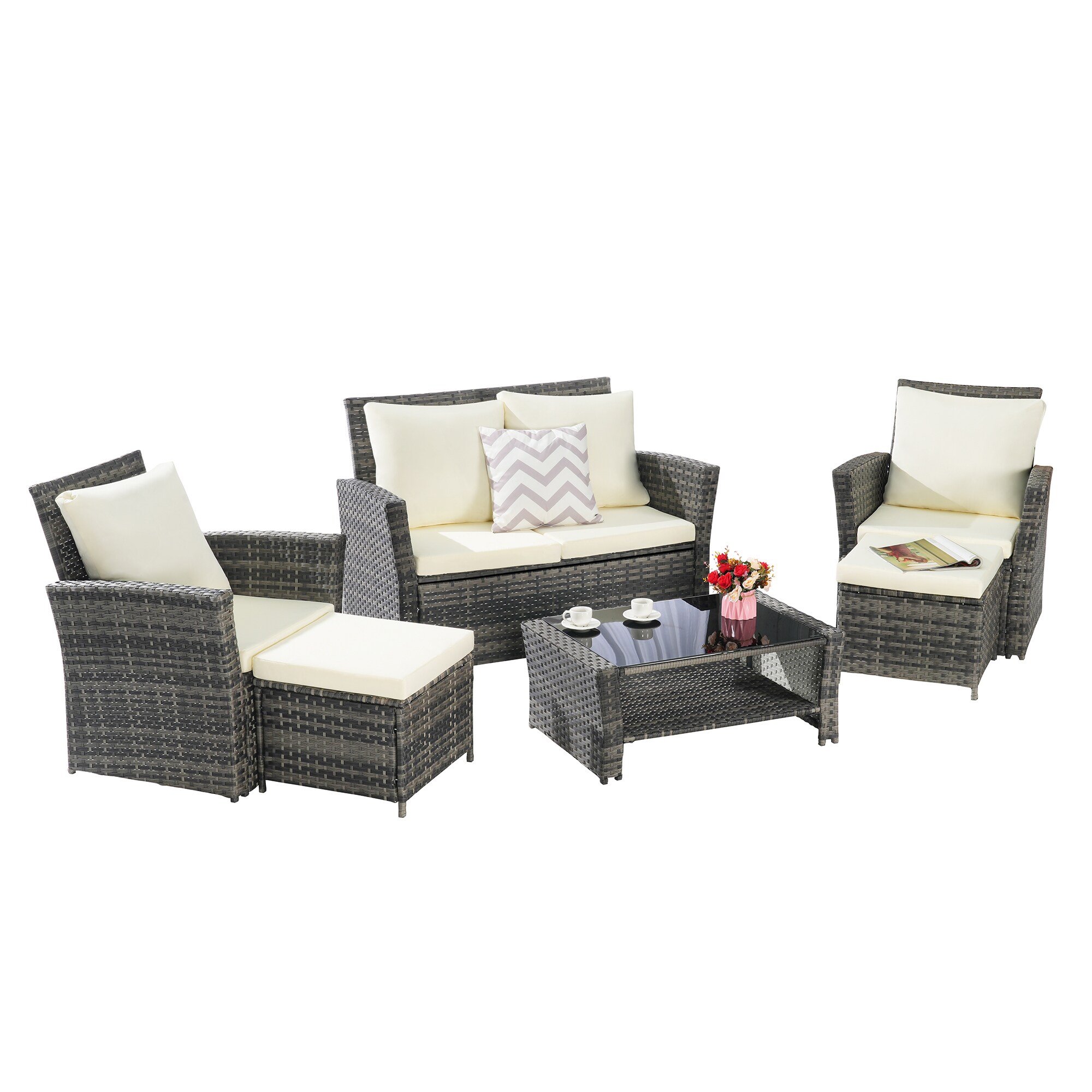 SINOFURN SYB670038BG Patio-Conversation-Sets - View #6