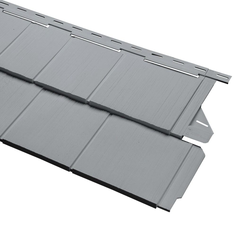 Georgia-Pacific 264032A Cedar Spectrum Perfection Shake Wedgewood Vinyl Siding Panel 15.5-in x 54.625-in (5-sq ft /piece)