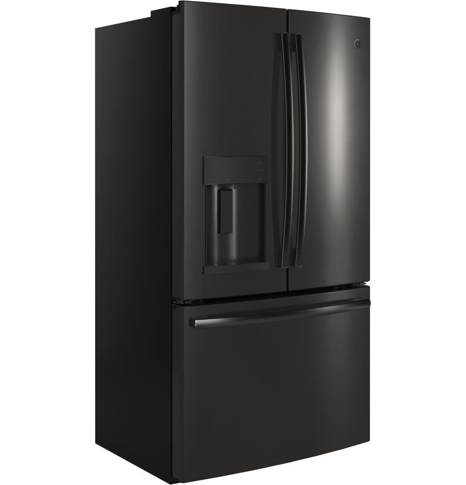 GE 22.2-cu ft Counter-depth French Door Refrigerator with Ice Maker ...