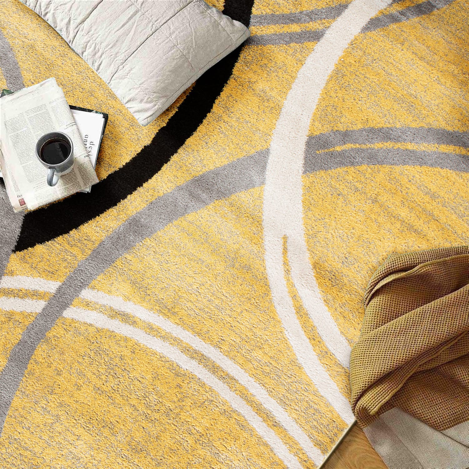 World Rug Gallery 377YELLOW8X12 rugs - View #2