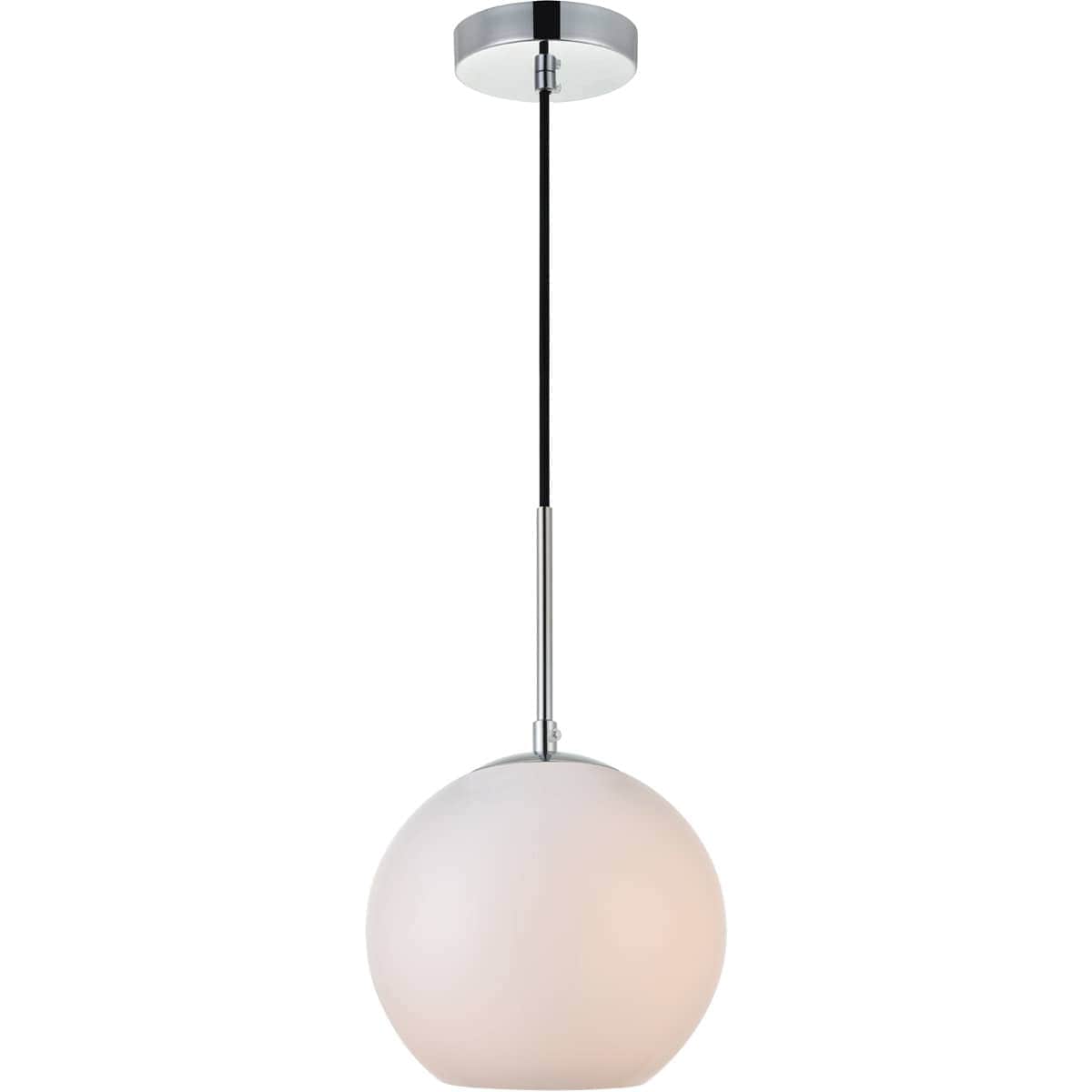 Elegant Lighting Living District LD2207C Baxter 1 Light 79 inch Chrome Pendant Ceiling Light