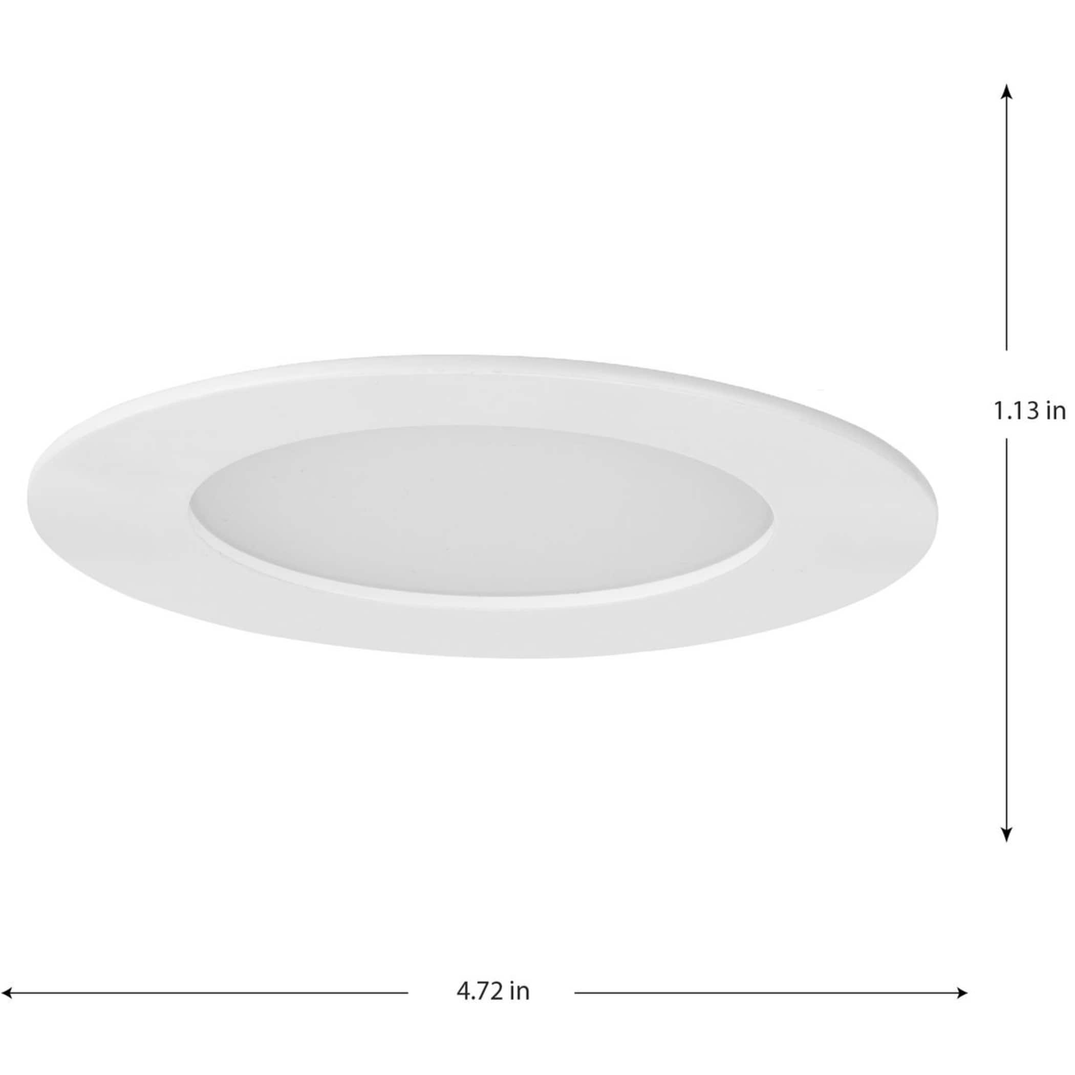 Everlume 4-Inch Satin White Aluminum LED Recessed Downlight