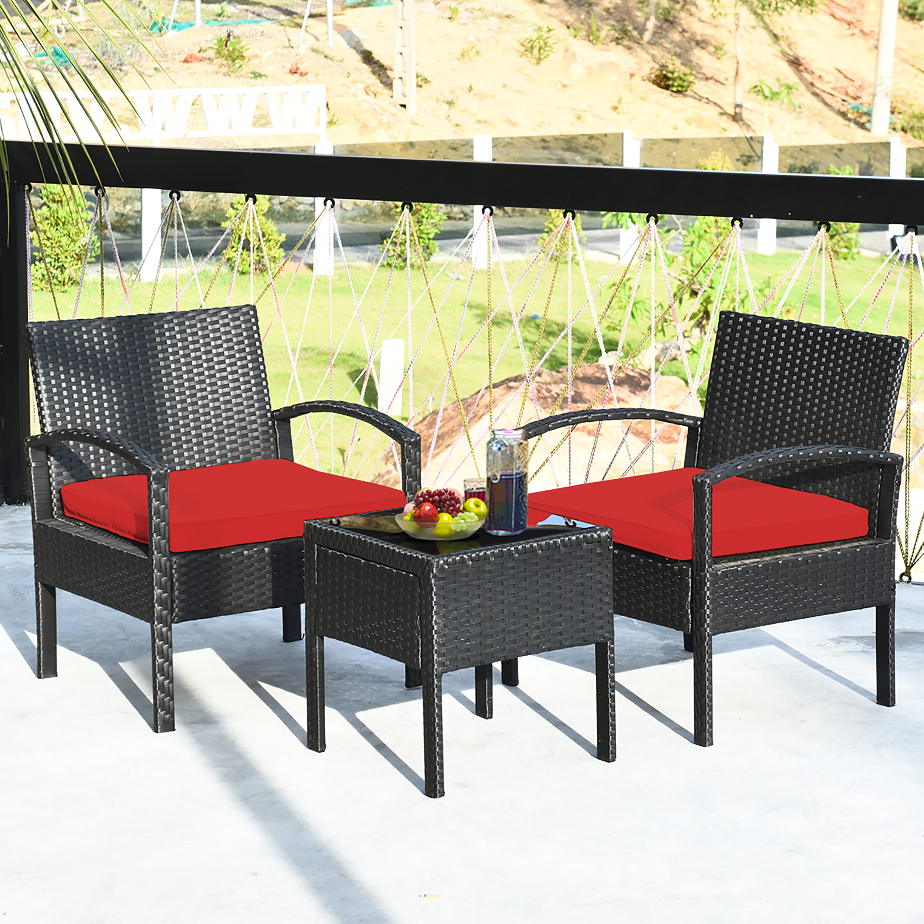 Costway HW63218RE Patio-Conversation-Sets - View #8